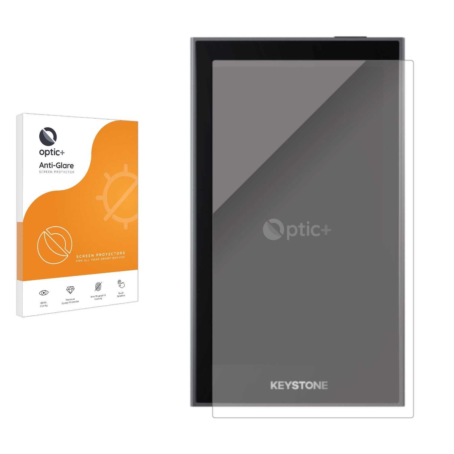 ScreenShield, Optic+ Anti-Glare Screen Protector for Keystone Essentials crypto wallet