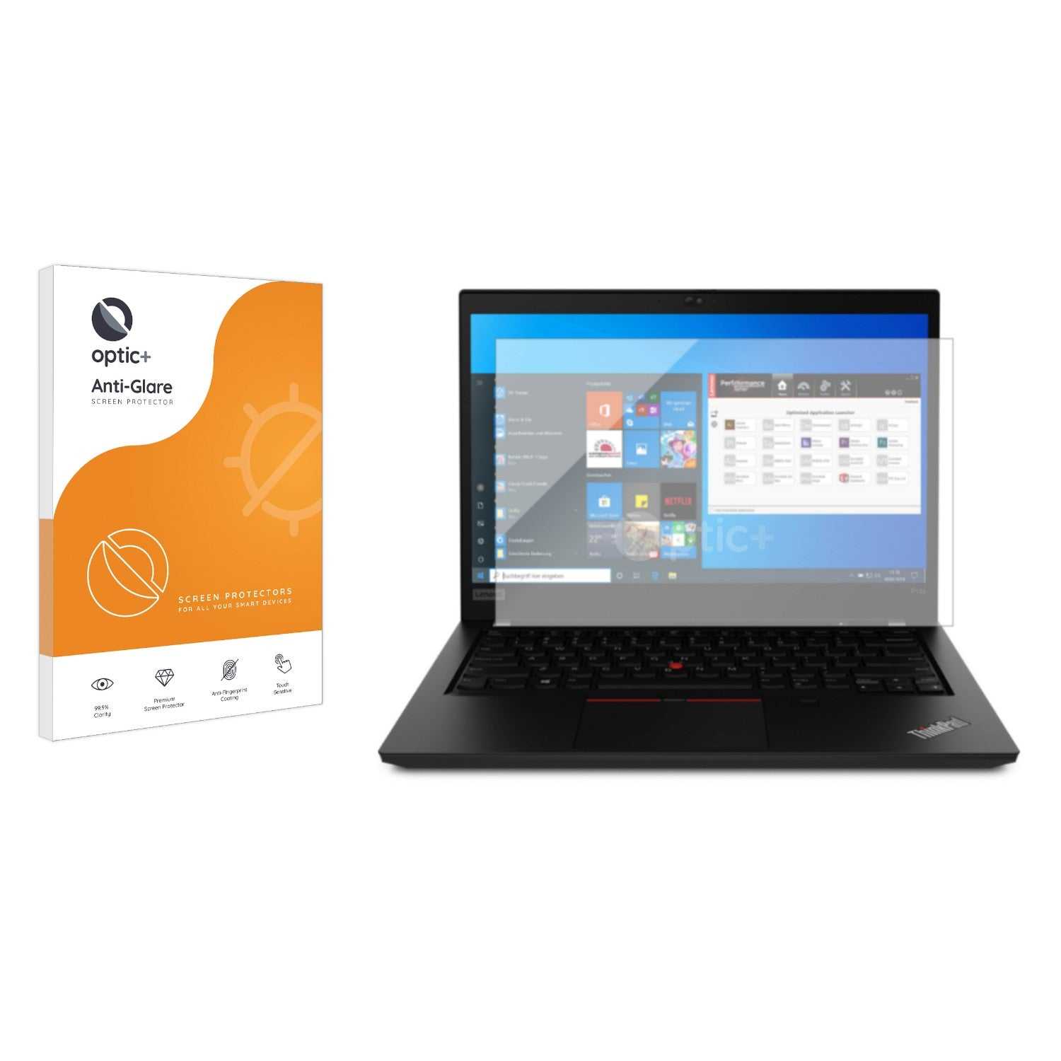 ScreenShield, Optic+ Anti-Glare Screen Protector for Lenovo ThinkPad P14s Gen 2