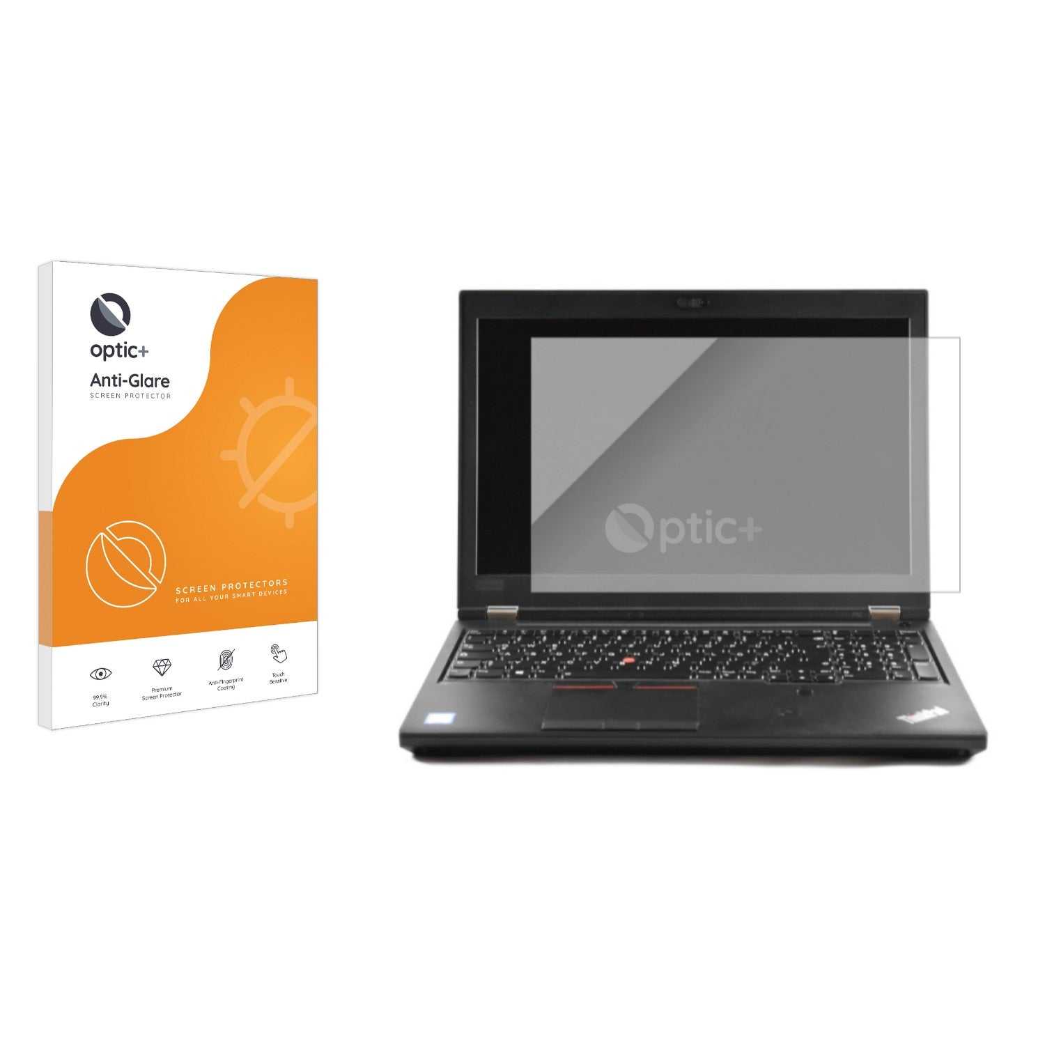 ScreenShield, Optic+ Anti-Glare Screen Protector for Lenovo ThinkPad P52 Touch Mobile Workstation