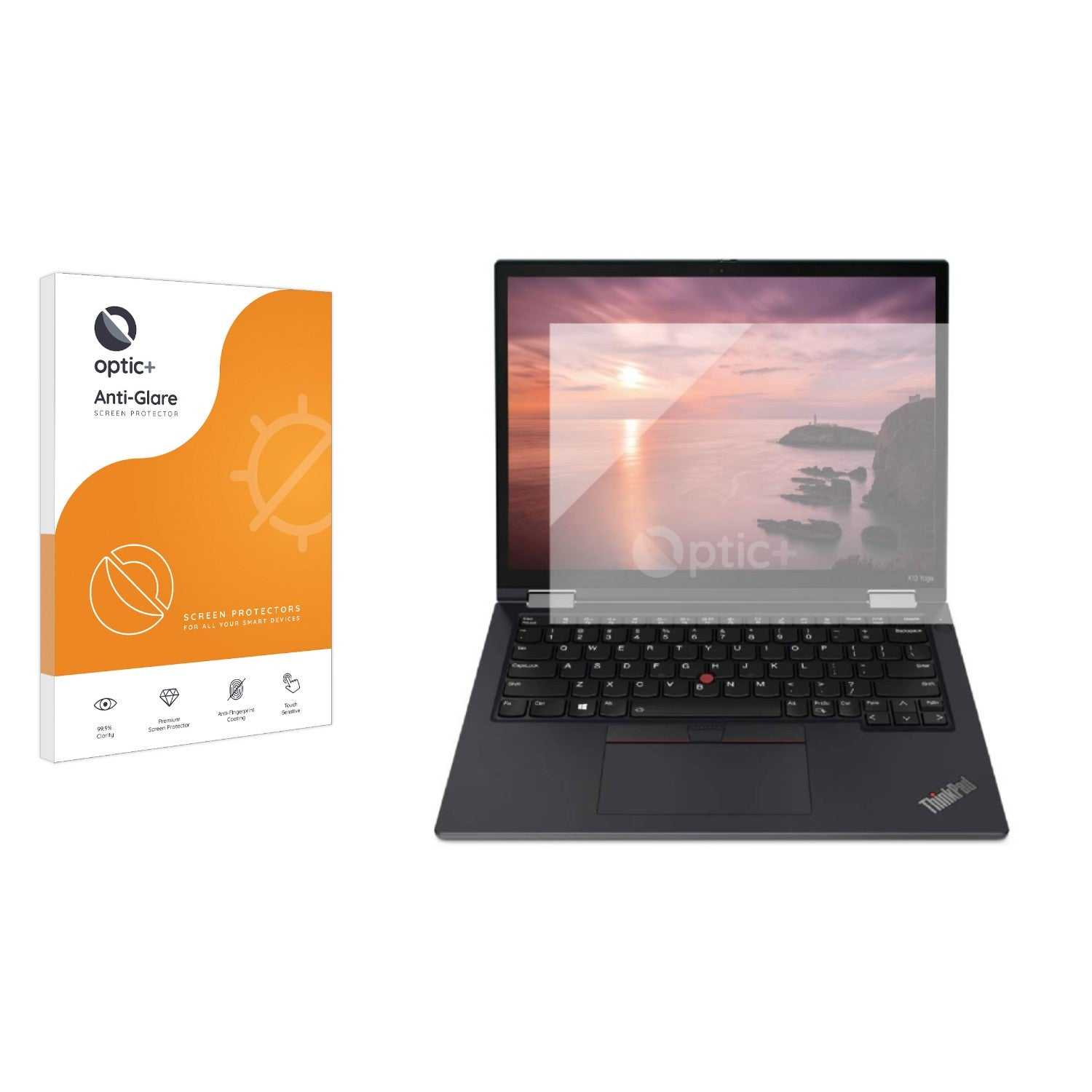 ScreenShield, Optic+ Anti-Glare Screen Protector for Lenovo ThinkPad X13 Gen 4