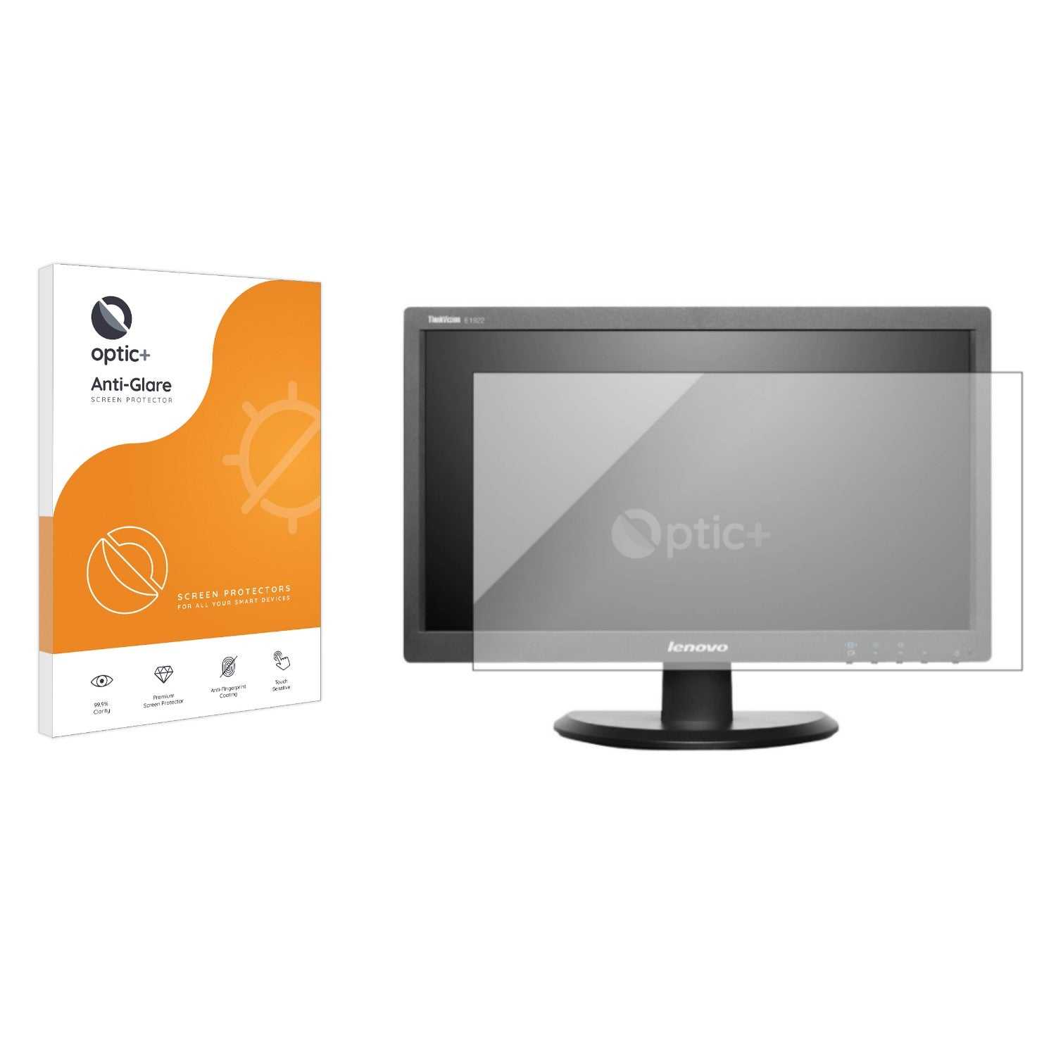 ScreenShield, Optic+ Anti-Glare Screen Protector for Lenovo ThinkVision E1922s