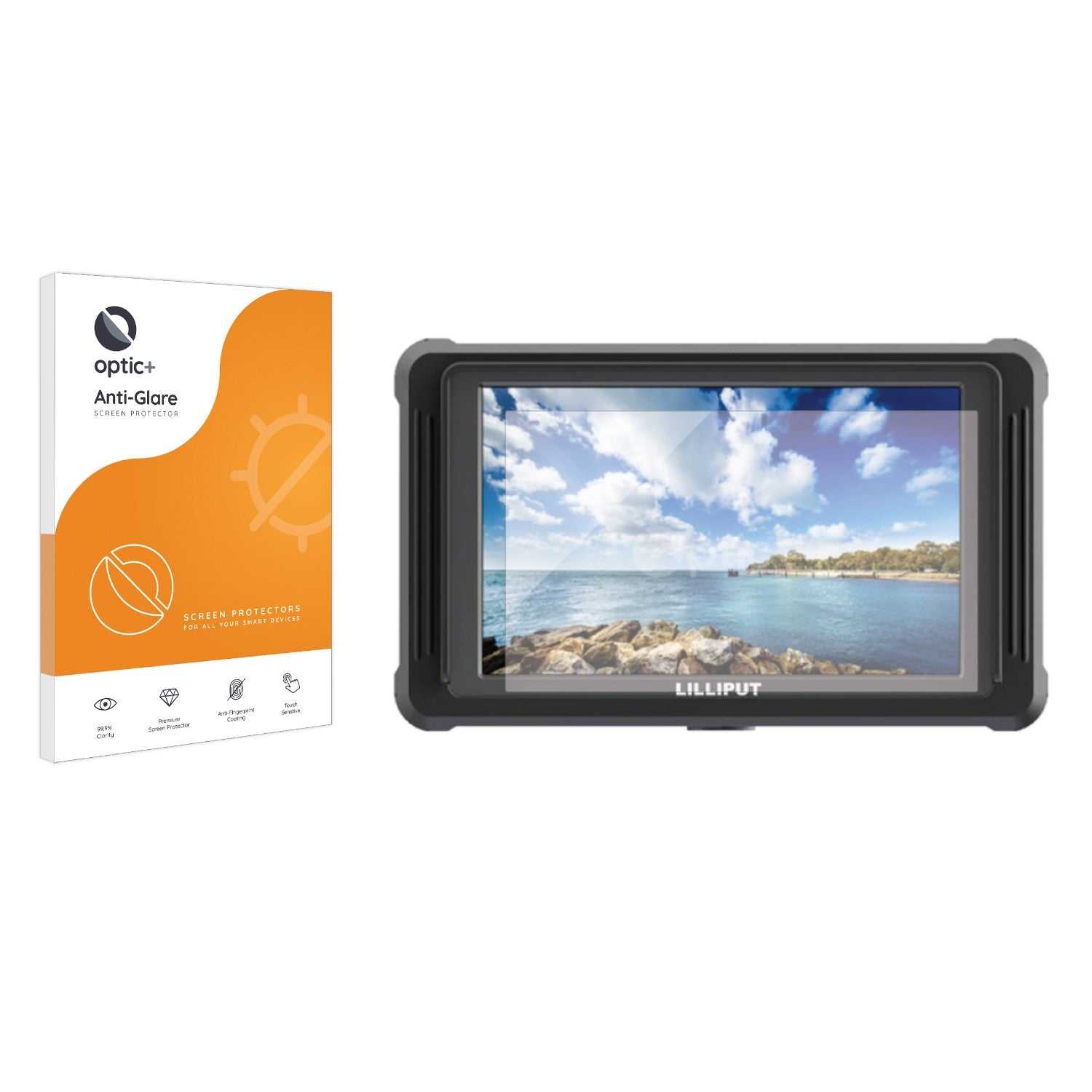 ScreenShield, Optic+ Anti-Glare Screen Protector for Lilliput FS5-B 5.4" Monitor