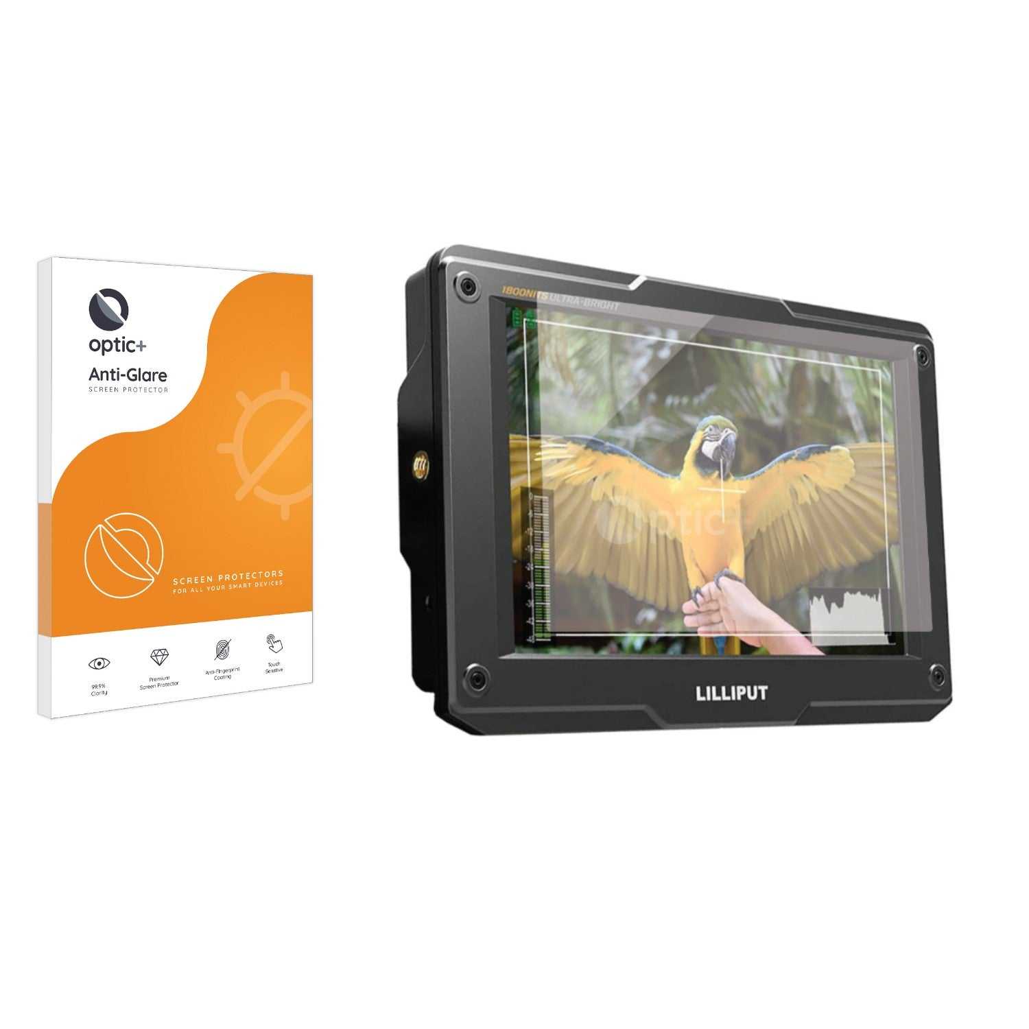 ScreenShield, Optic+ Anti-Glare Screen Protector for Lilliput H7S 7" Monitor