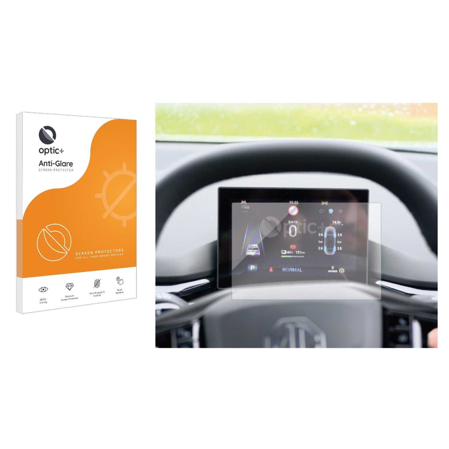 ScreenShield, Optic+ Anti-Glare Screen Protector for MG4 Excite 2023 - Drivers Display