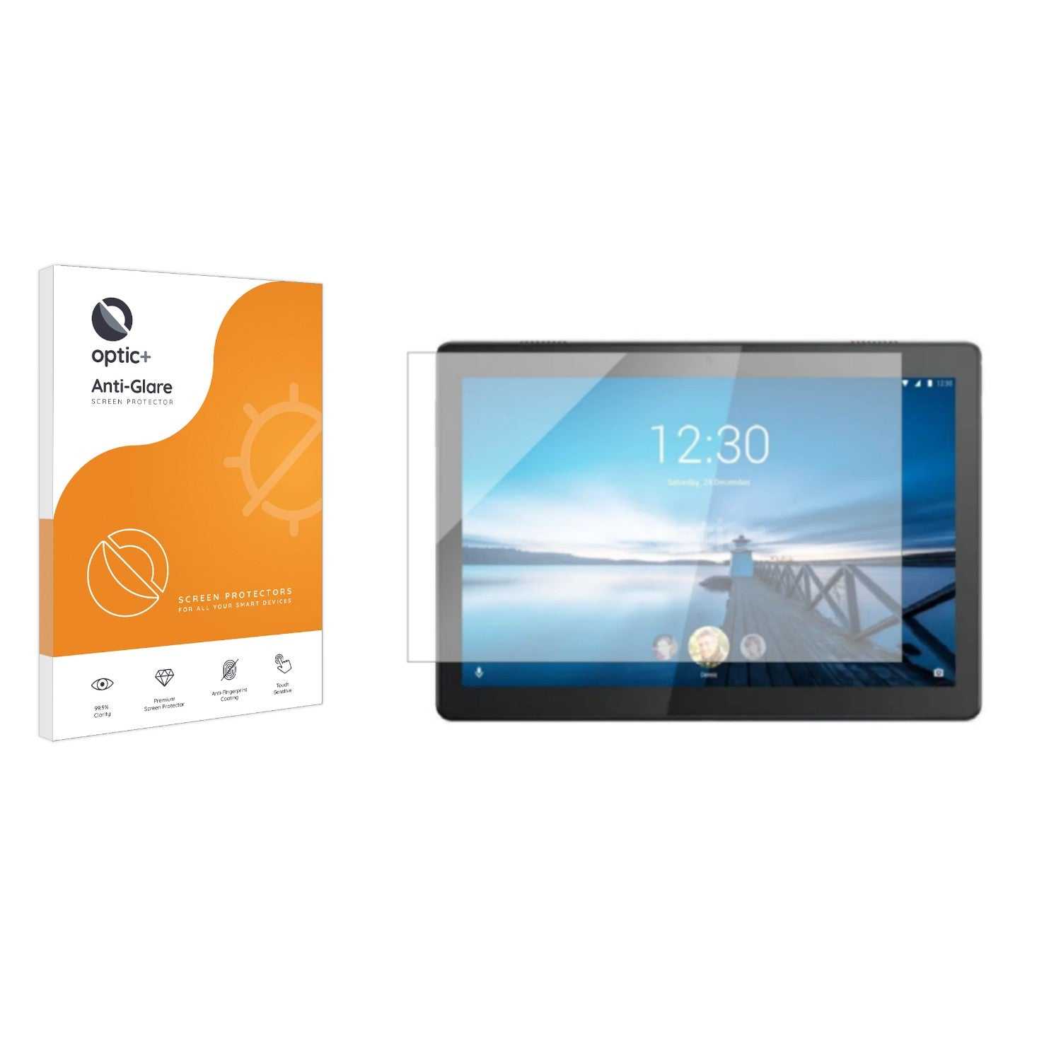 ScreenShield, Optic+ Anti-Glare Screen Protector for Majestic TAB-714