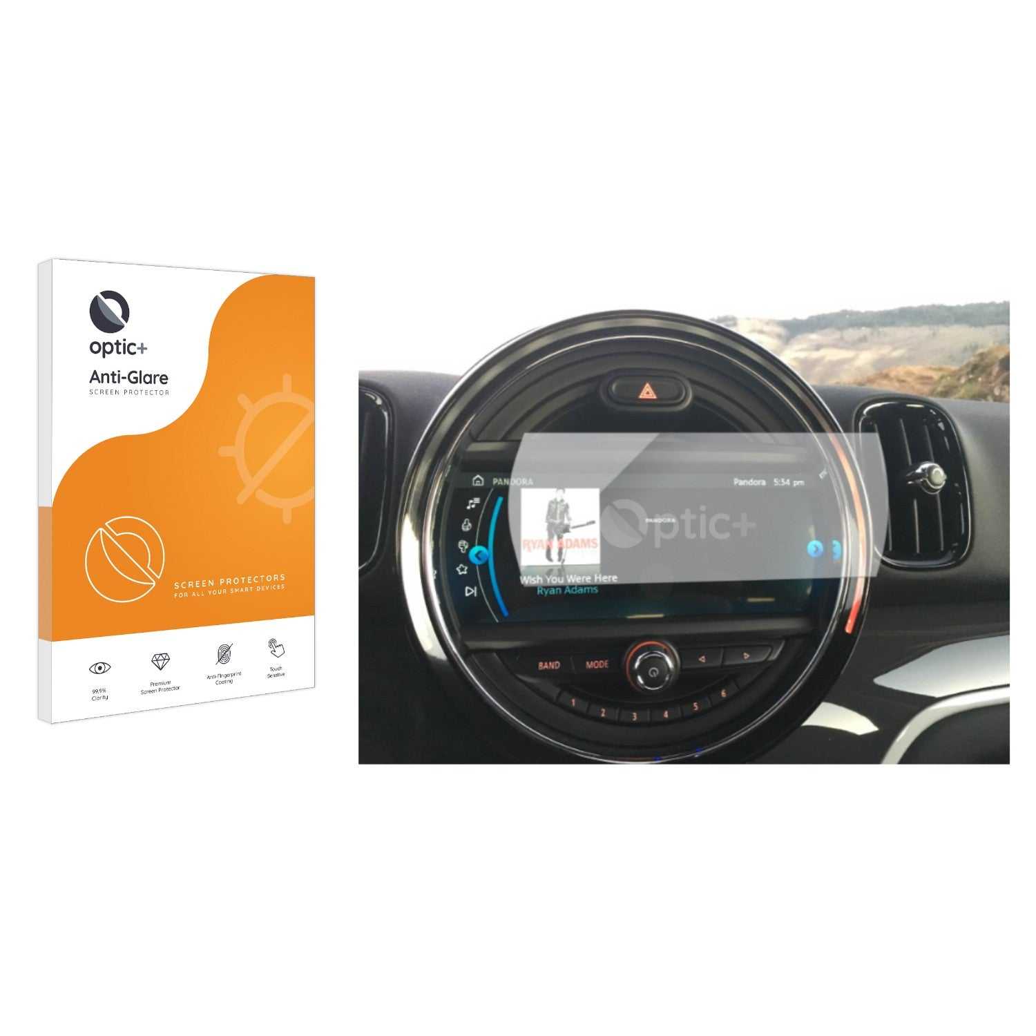 ScreenShield, Optic+ Anti-Glare Screen Protector for Mini Cooper 2021-2023 Tachoanzeige