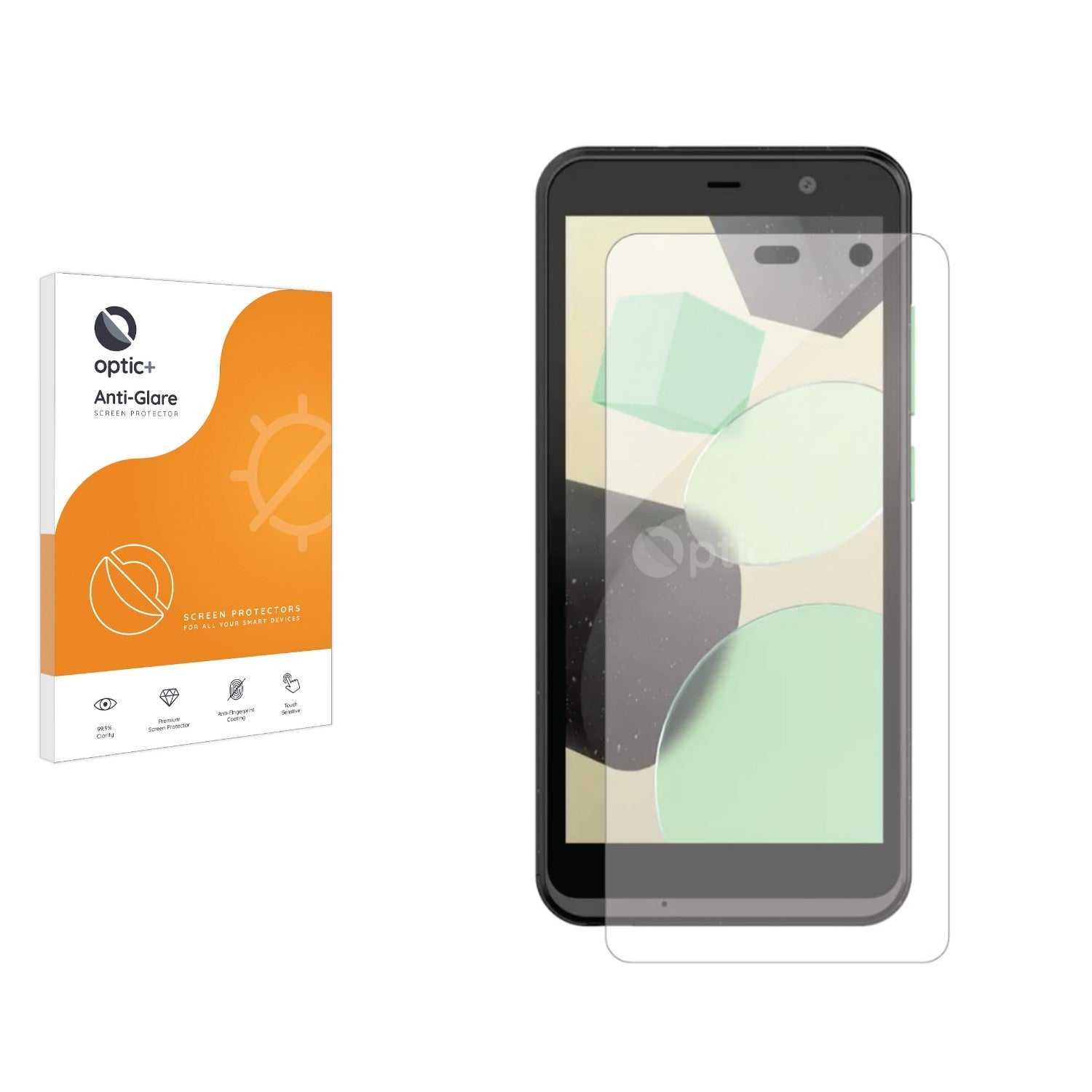 ScreenShield, Optic+ Anti-Glare Screen Protector for MobiWire Smart Green