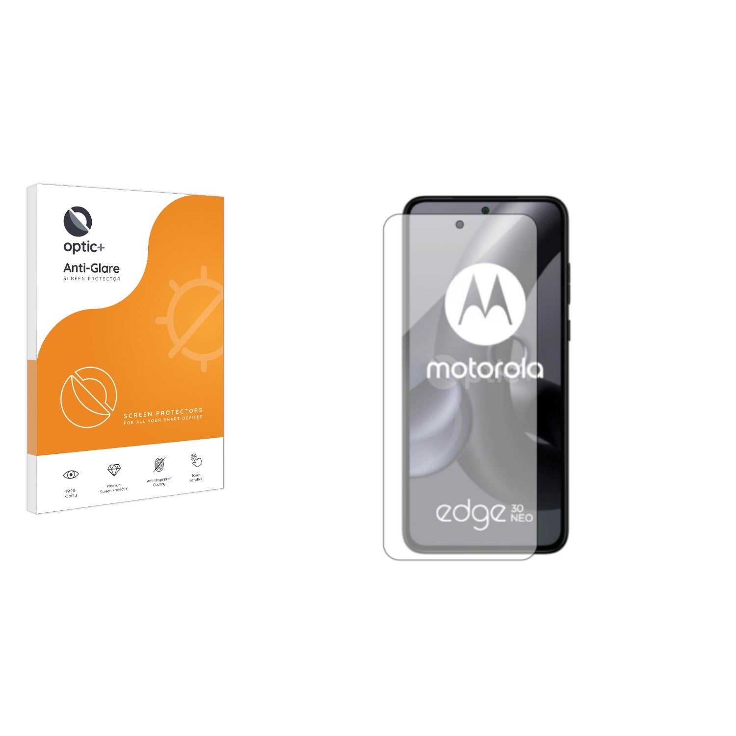 ScreenShield, Optic+ Anti-Glare Screen Protector for Motorola Edge 30 Neo