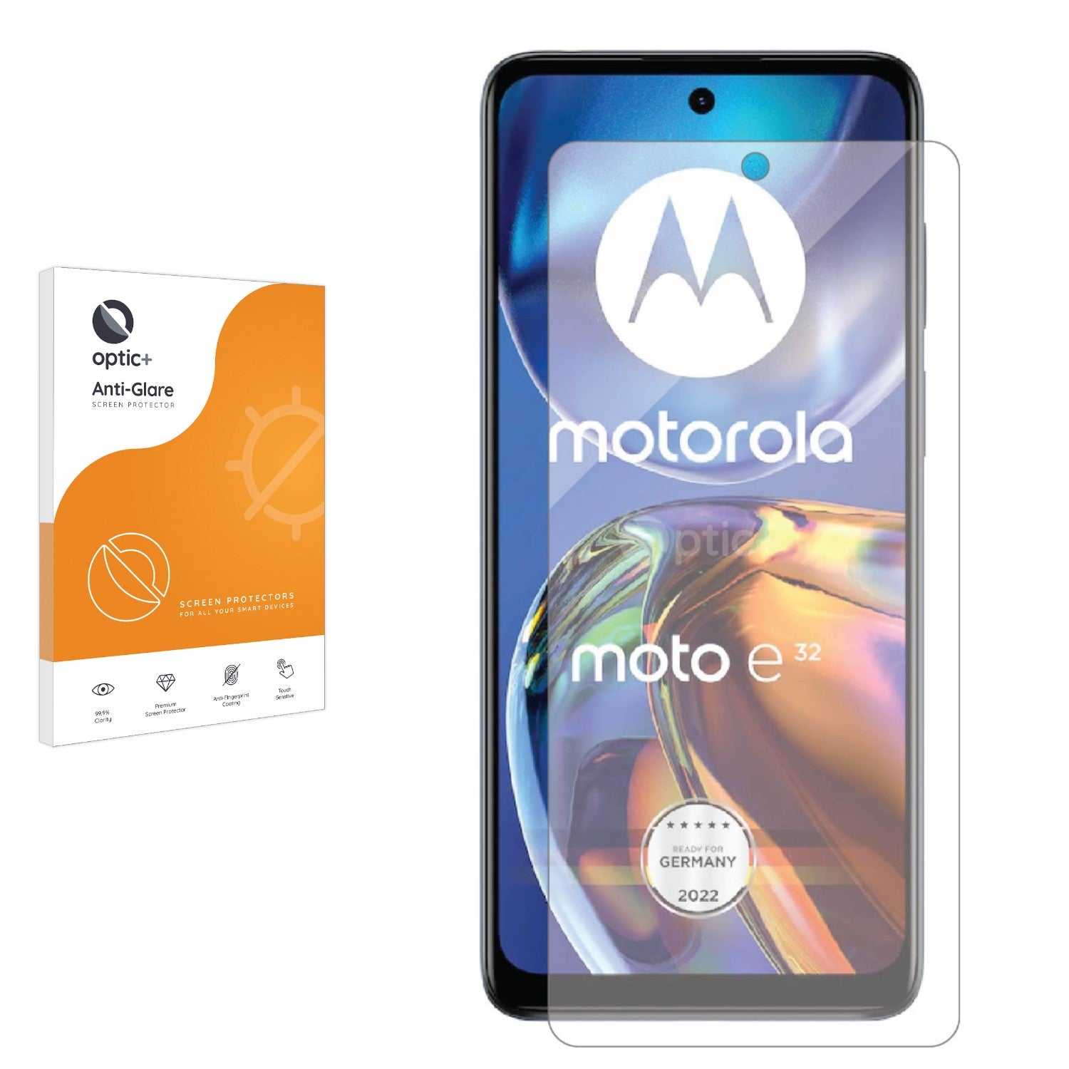 ScreenShield, Optic+ Anti-Glare Screen Protector for Motorola Moto E32s