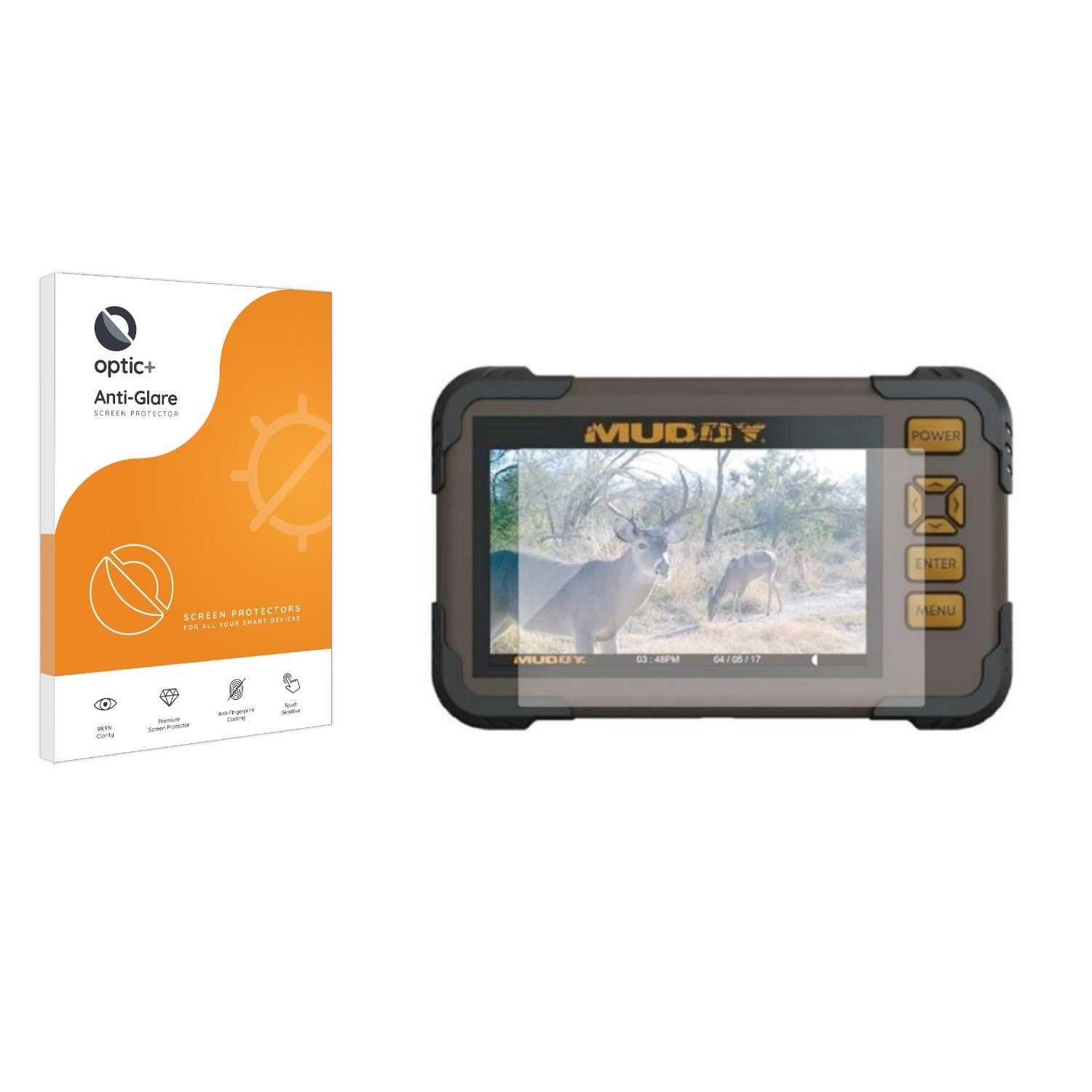 ScreenShield, Optic+ Anti-Glare Screen Protector for Muddy Outdoors 4.3" SD Card Viewer