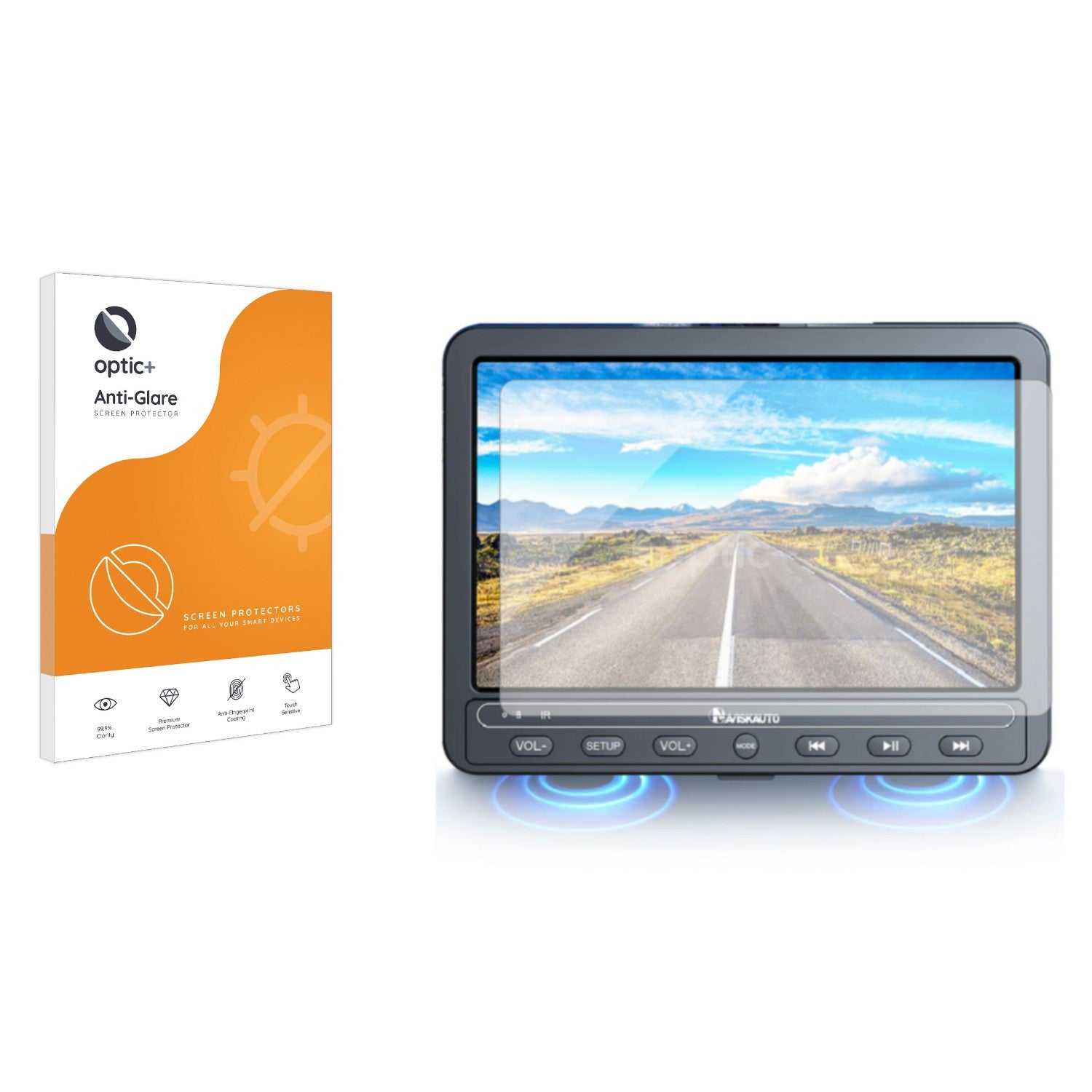 ScreenShield, Optic+ Anti-Glare Screen Protector for Naviskauto 10.5"