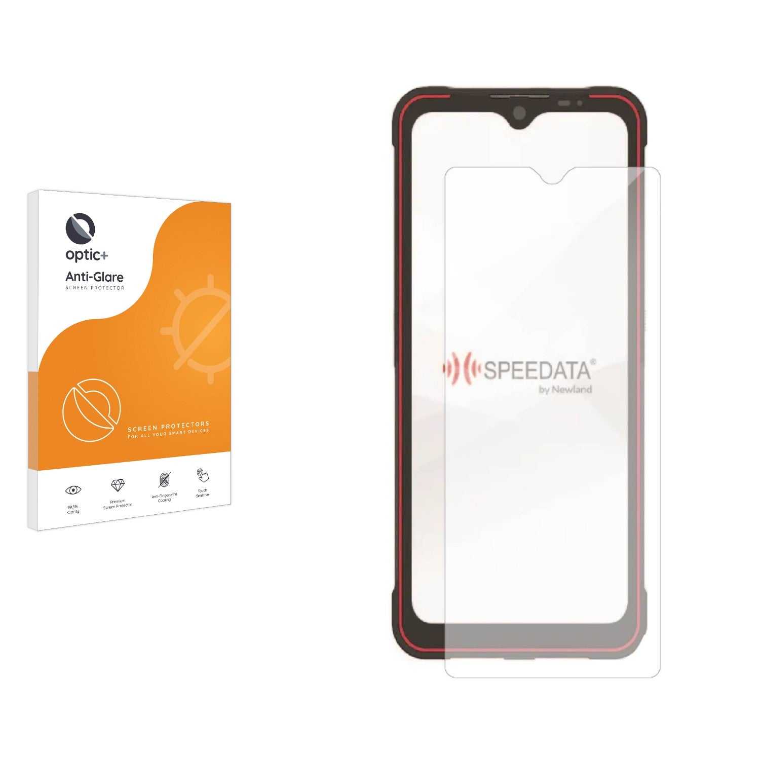 ScreenShield, Optic+ Anti-Glare Screen Protector for Newland Speedata FG60 Neptune