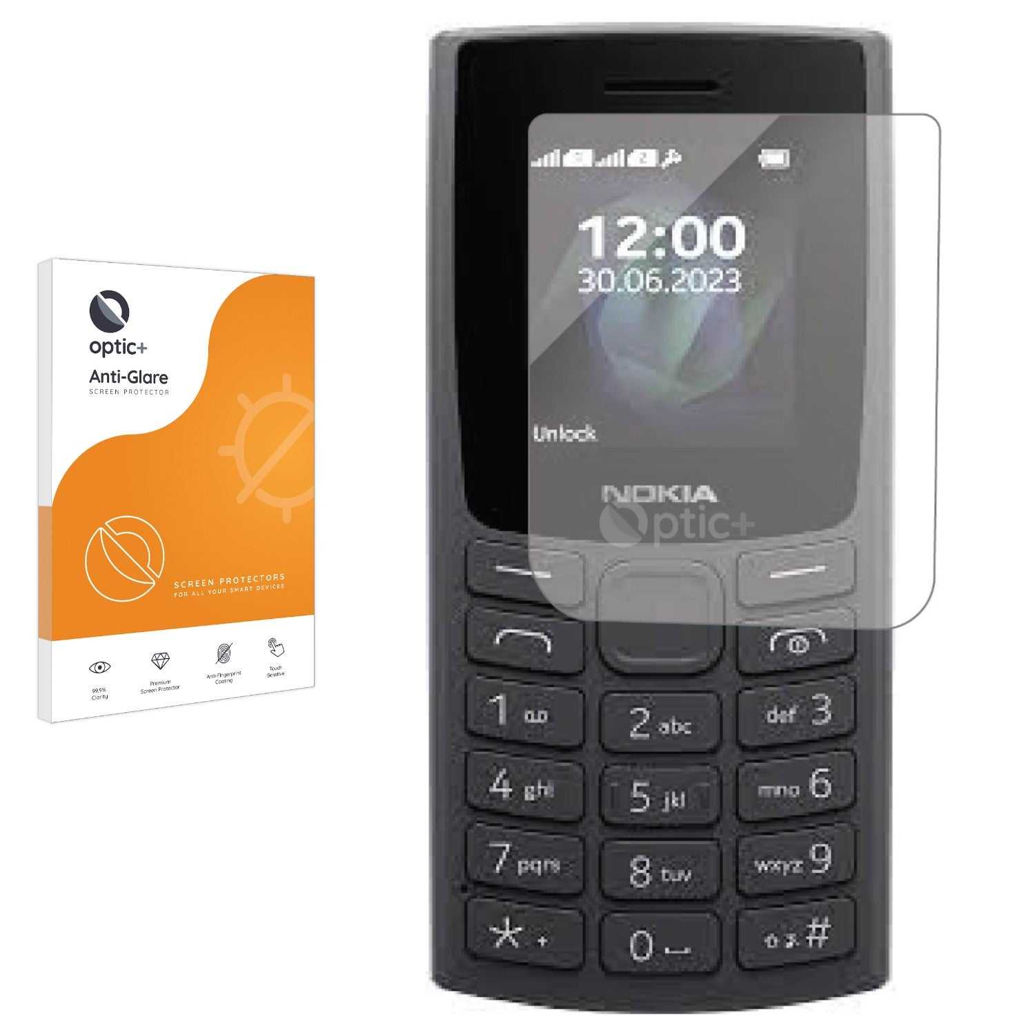 ScreenShield, Optic+ Anti-Glare Screen Protector for Nokia 105 (2023)