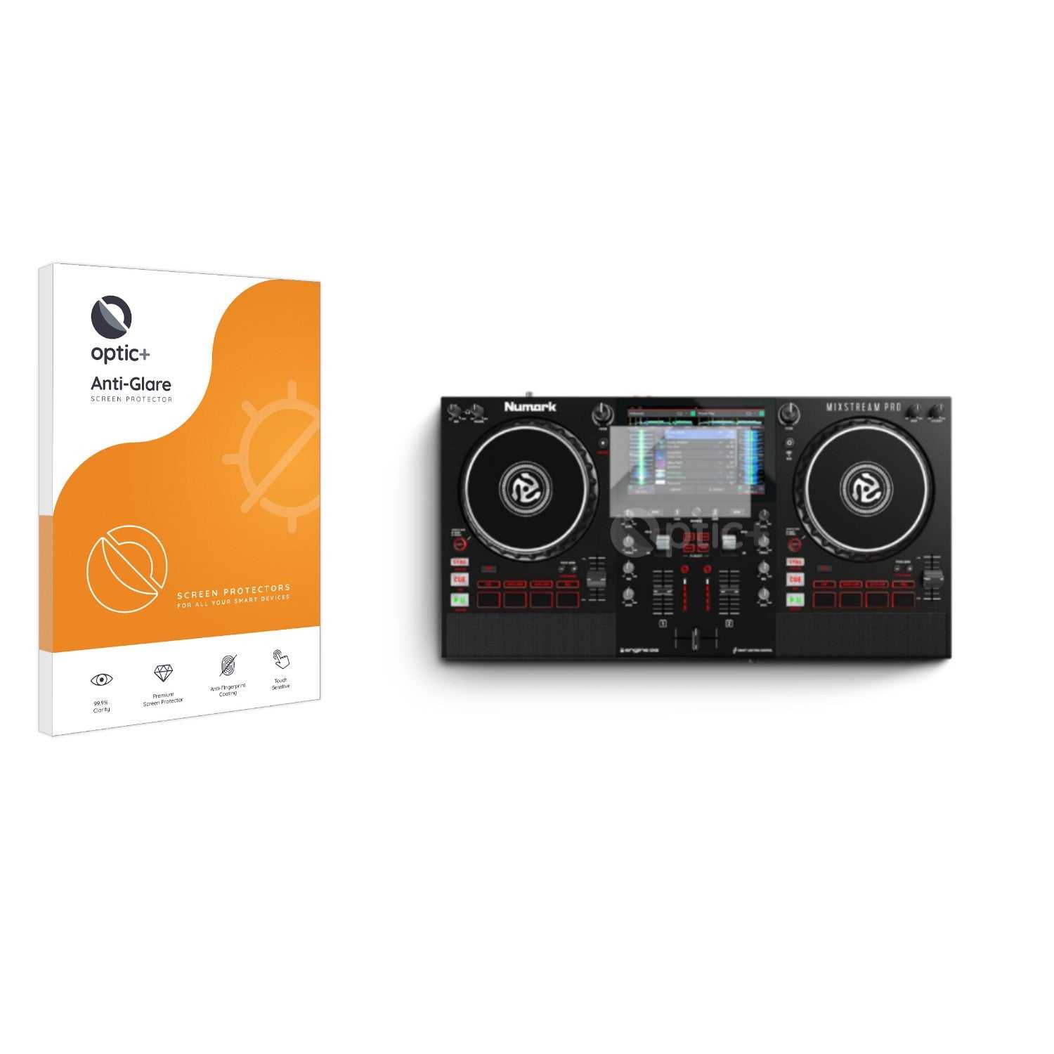 ScreenShield, Optic+ Anti-Glare Screen Protector for Numark Mixstream Pro+