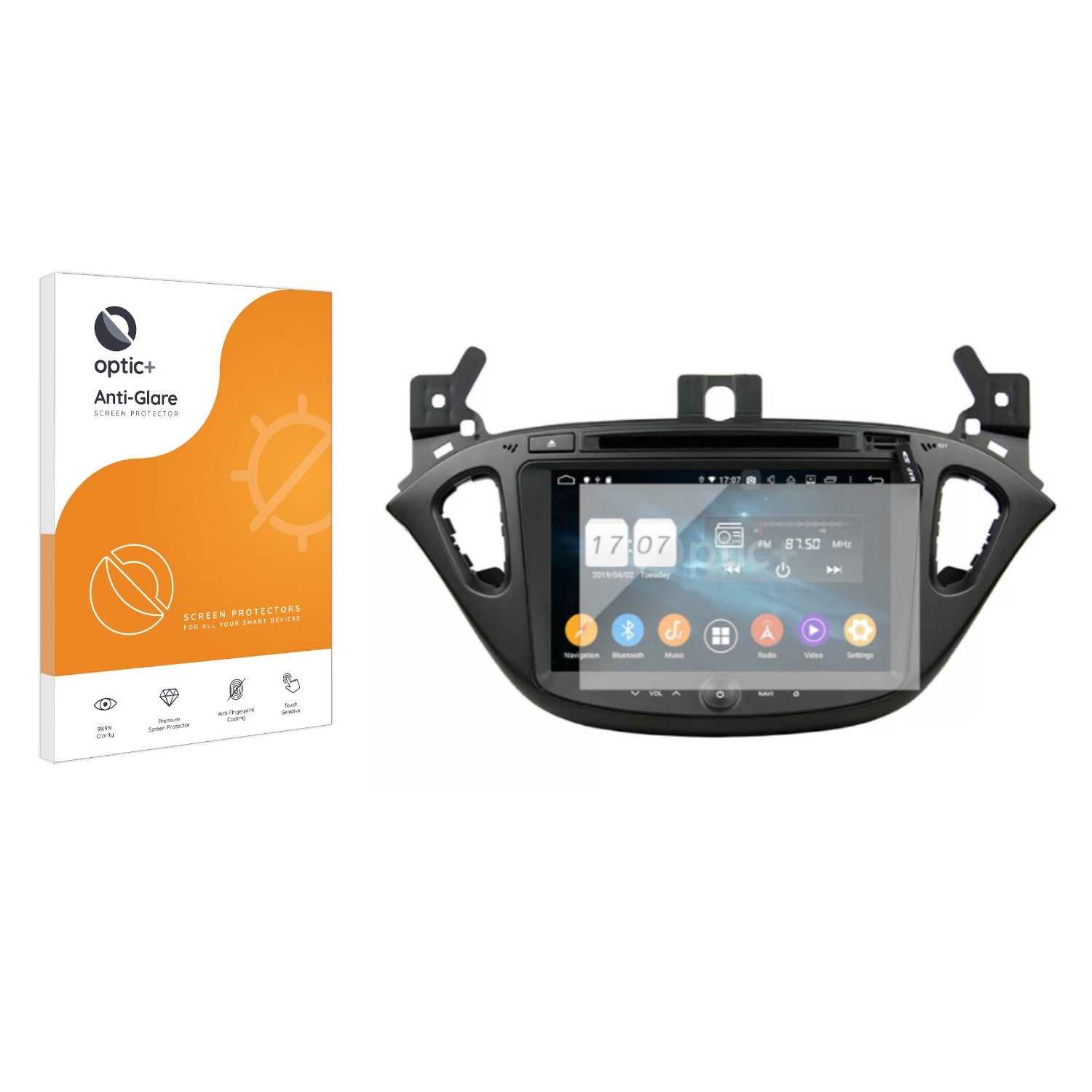 ScreenShield, Optic+ Anti-Glare Screen Protector for Opel Corsa E 2015