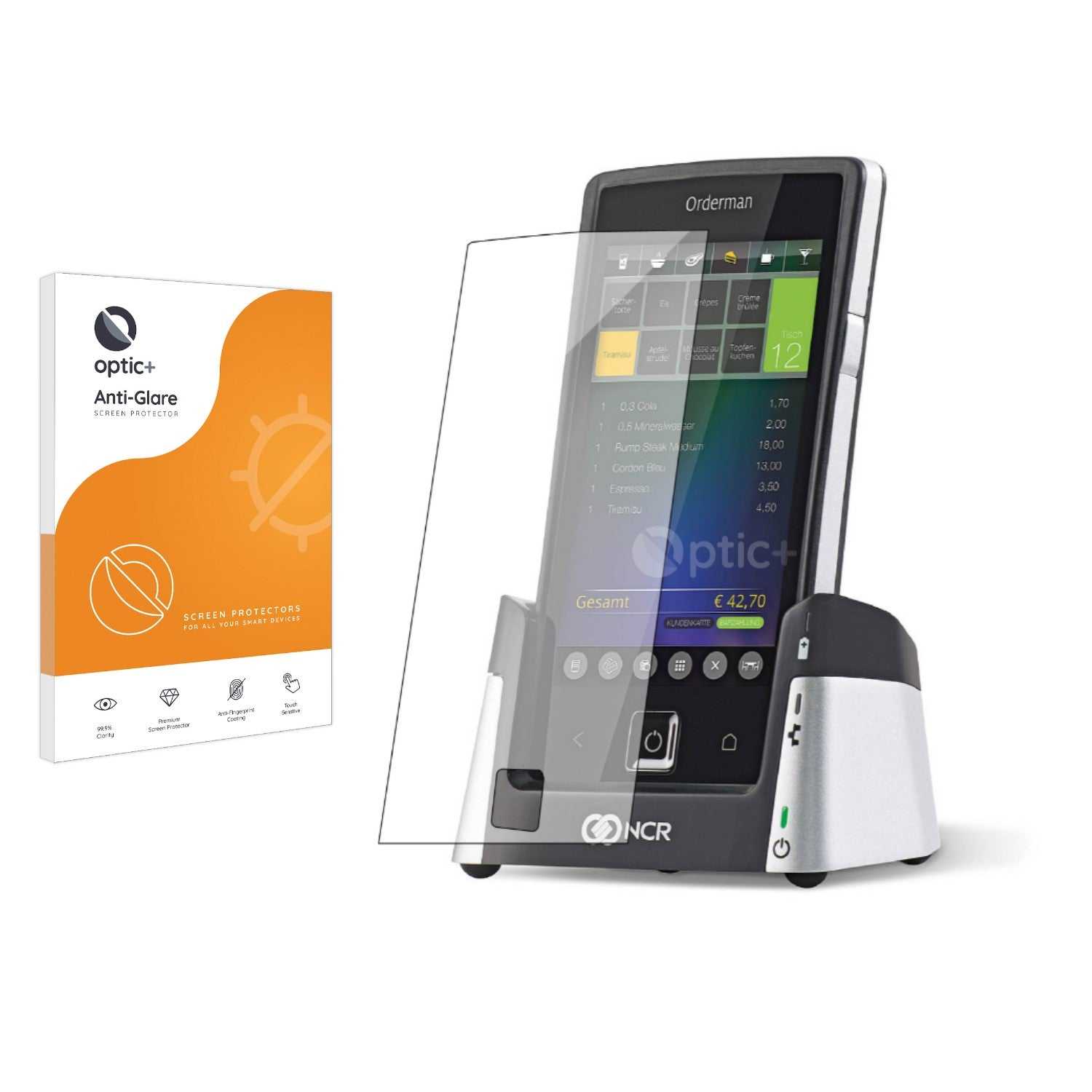 ScreenShield, Optic+ Anti-Glare Screen Protector for Orderman 7