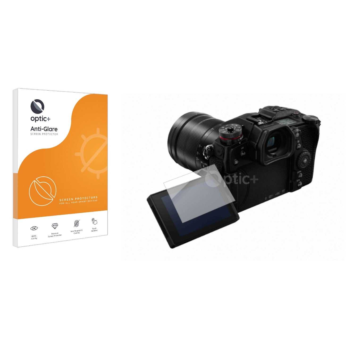 ScreenShield, Optic+ Anti-Glare Screen Protector for Panasonic Lumix DC-G9 II