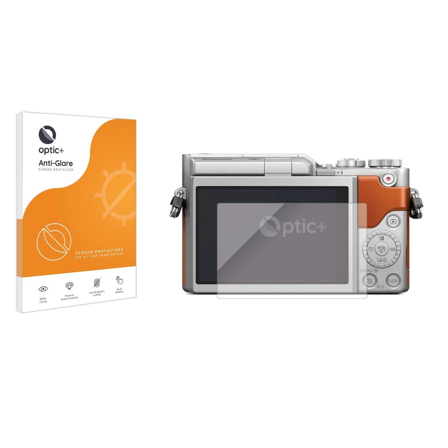 ScreenShield, Optic+ Anti-Glare Screen Protector for Panasonic Lumix DC-GX880K