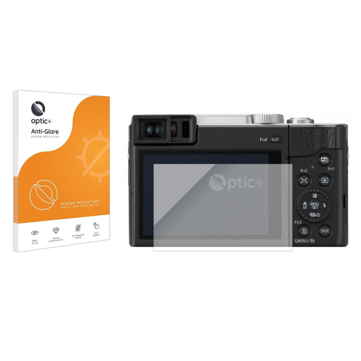 ScreenShield, Optic+ Anti-Glare Screen Protector for Panasonic Lumix DC-TZ95D Super Zoom