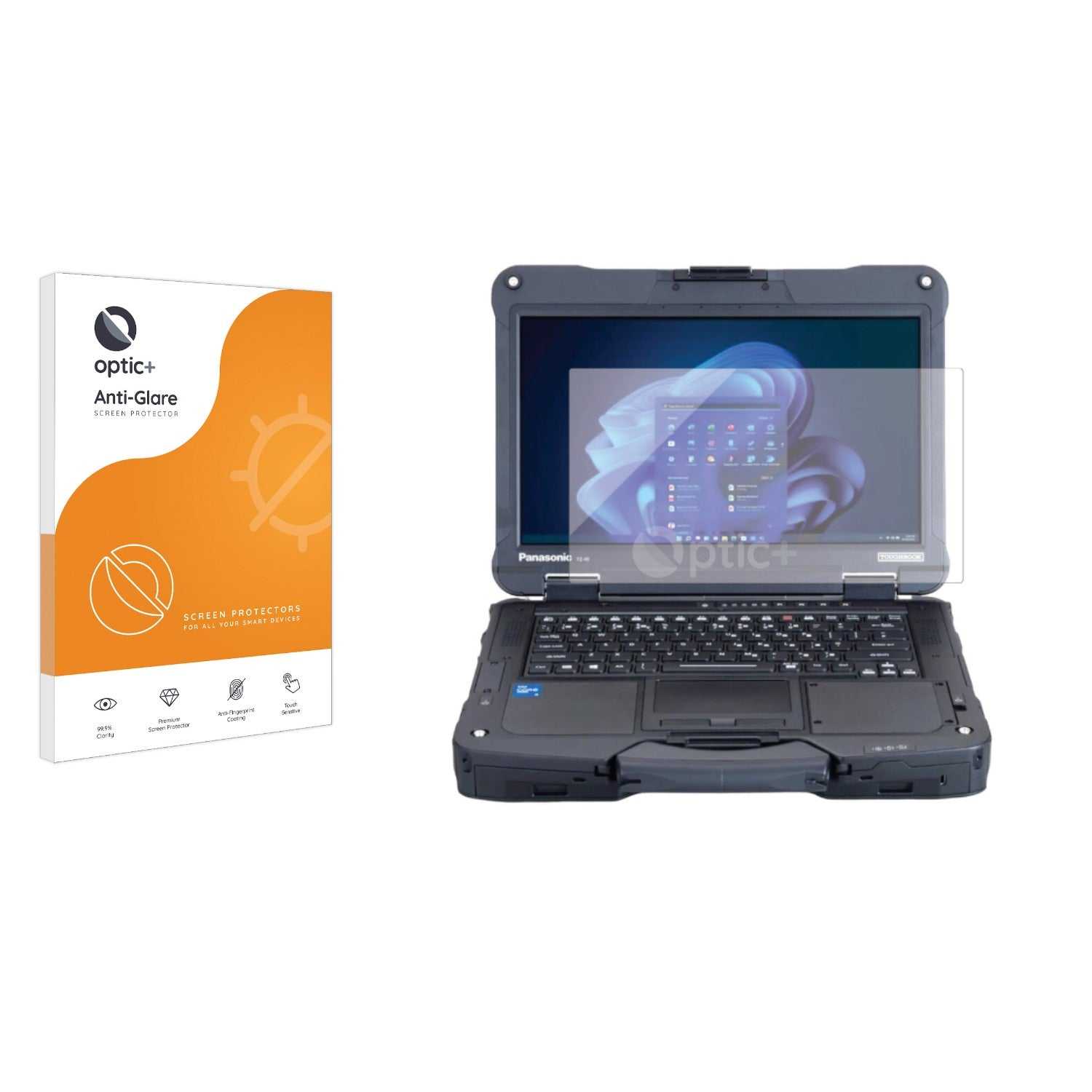 ScreenShield, Optic+ Anti-Glare Screen Protector for Panasonic Toughbook FZ-40