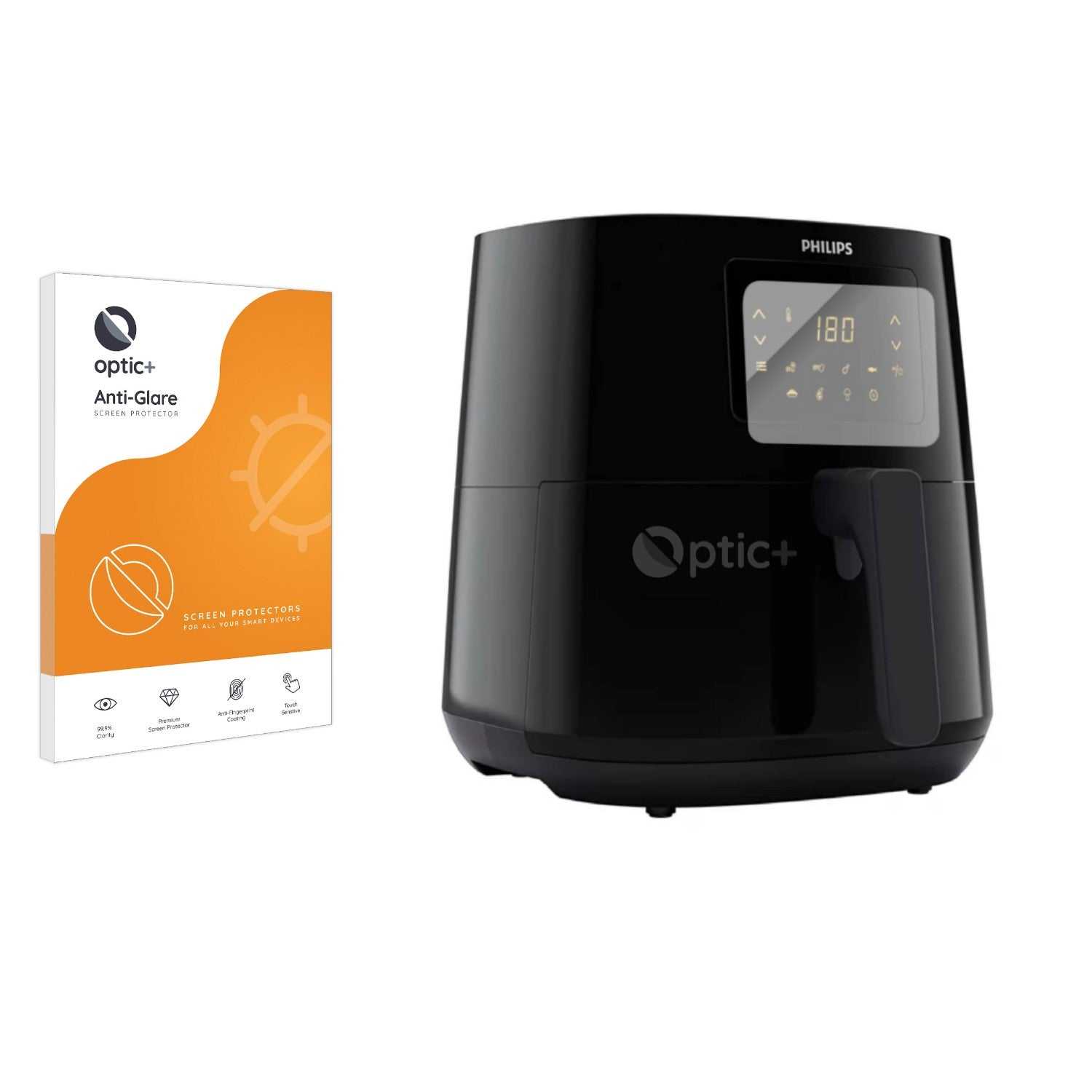 ScreenShield, Optic+ Anti-Glare Screen Protector for Philips Essential Airfryer XL HD927X