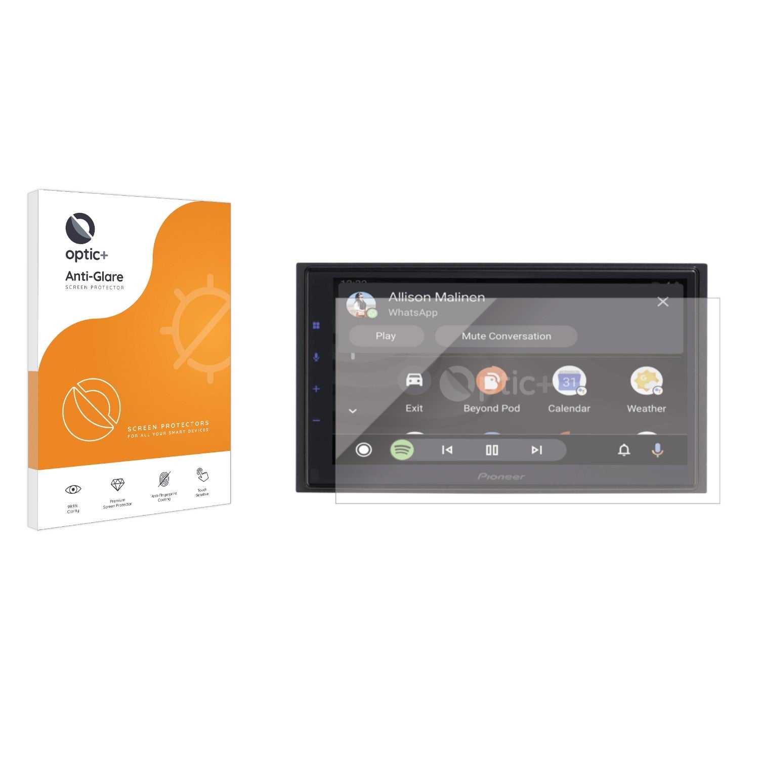 ScreenShield, Optic+ Anti-Glare Screen Protector for Pioneer DMH-WC5700NEX