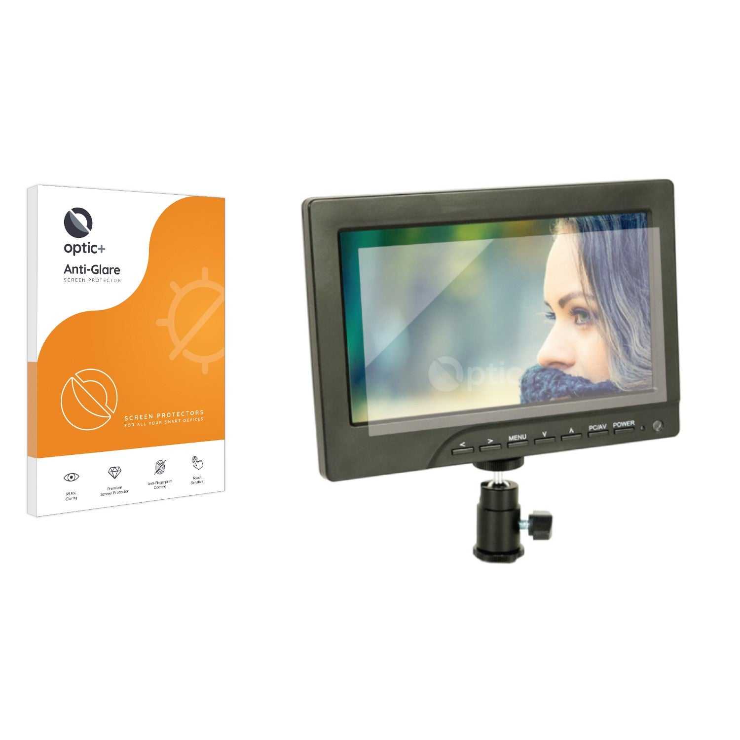 ScreenShield, Optic+ Anti-Glare Screen Protector for ProAm USA Iris Pro 7" On-Camera Monitor