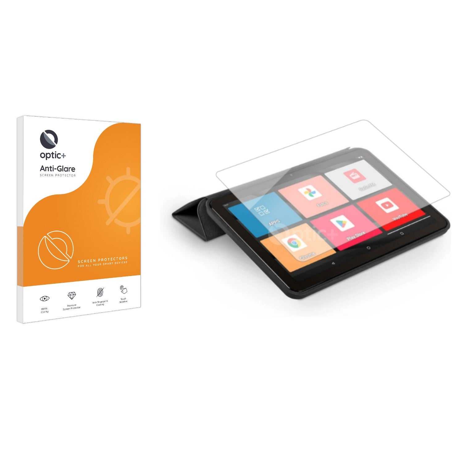 ScreenShield, Optic+ Anti-Glare Screen Protector for SPC Gravity 3 4G Senior Edition