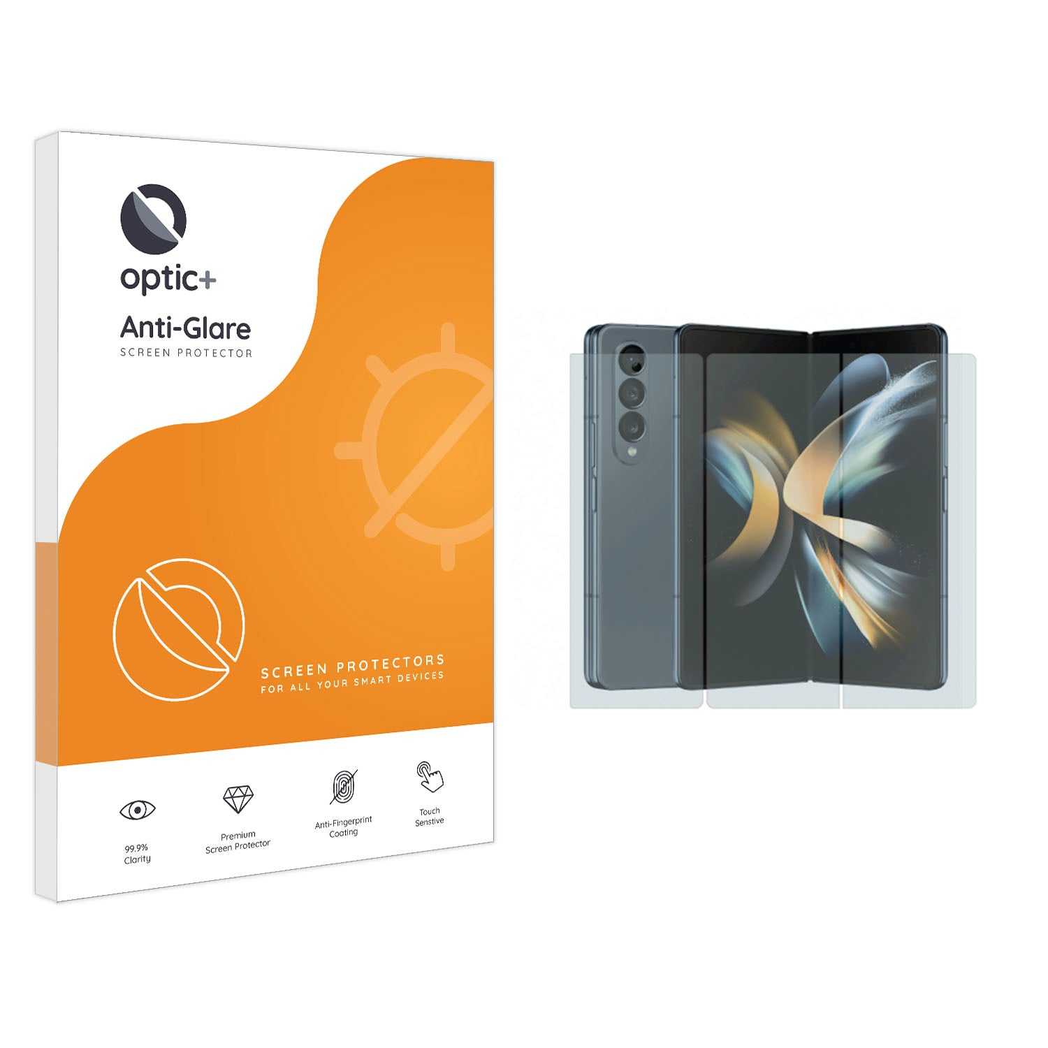 ScreenShield, Optic+ Anti-Glare Screen Protector for Samsung Galaxy Z Fold 4