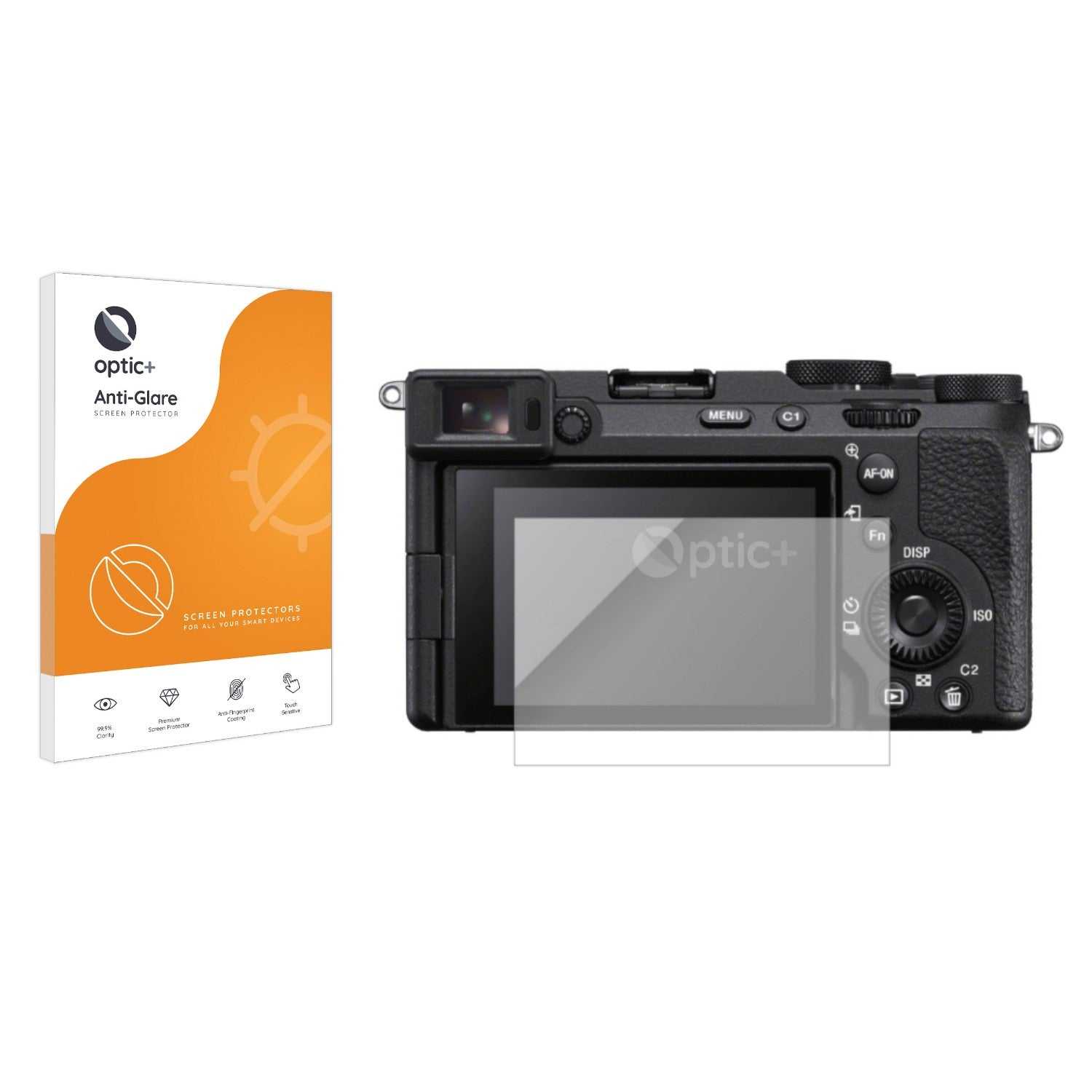 ScreenShield, Optic+ Anti-Glare Screen Protector for Sony Alpha 7C II (ILCE-7CM2)