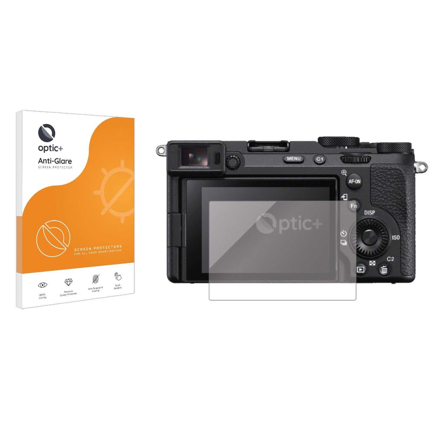 ScreenShield, Optic+ Anti-Glare Screen Protector for Sony Alpha A7C R