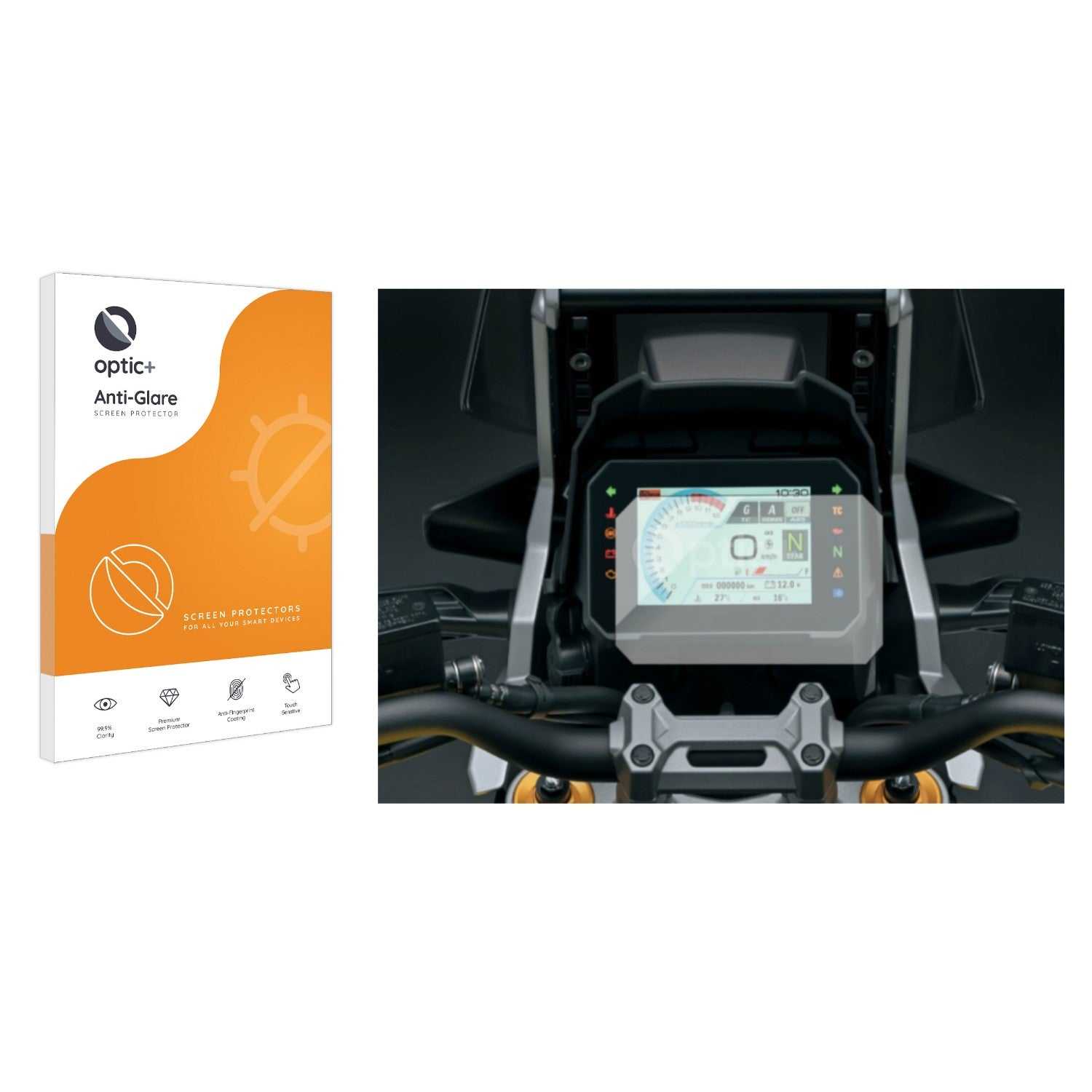 ScreenShield, Optic+ Anti-Glare Screen Protector for Suzuki V-Strom 1050DE 2021