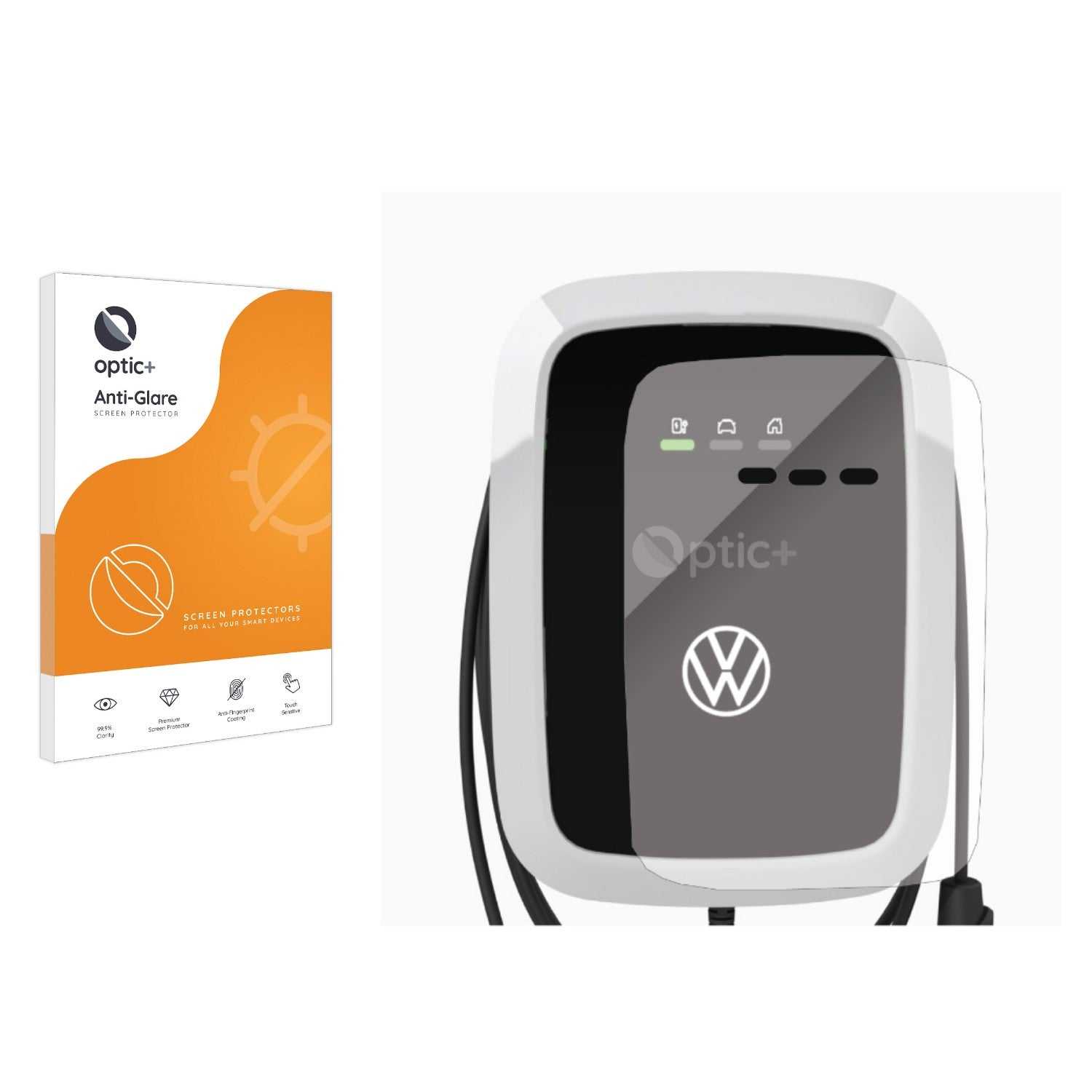 ScreenShield, Optic+ Anti-Glare Screen Protector for VW Elli ID. Charger