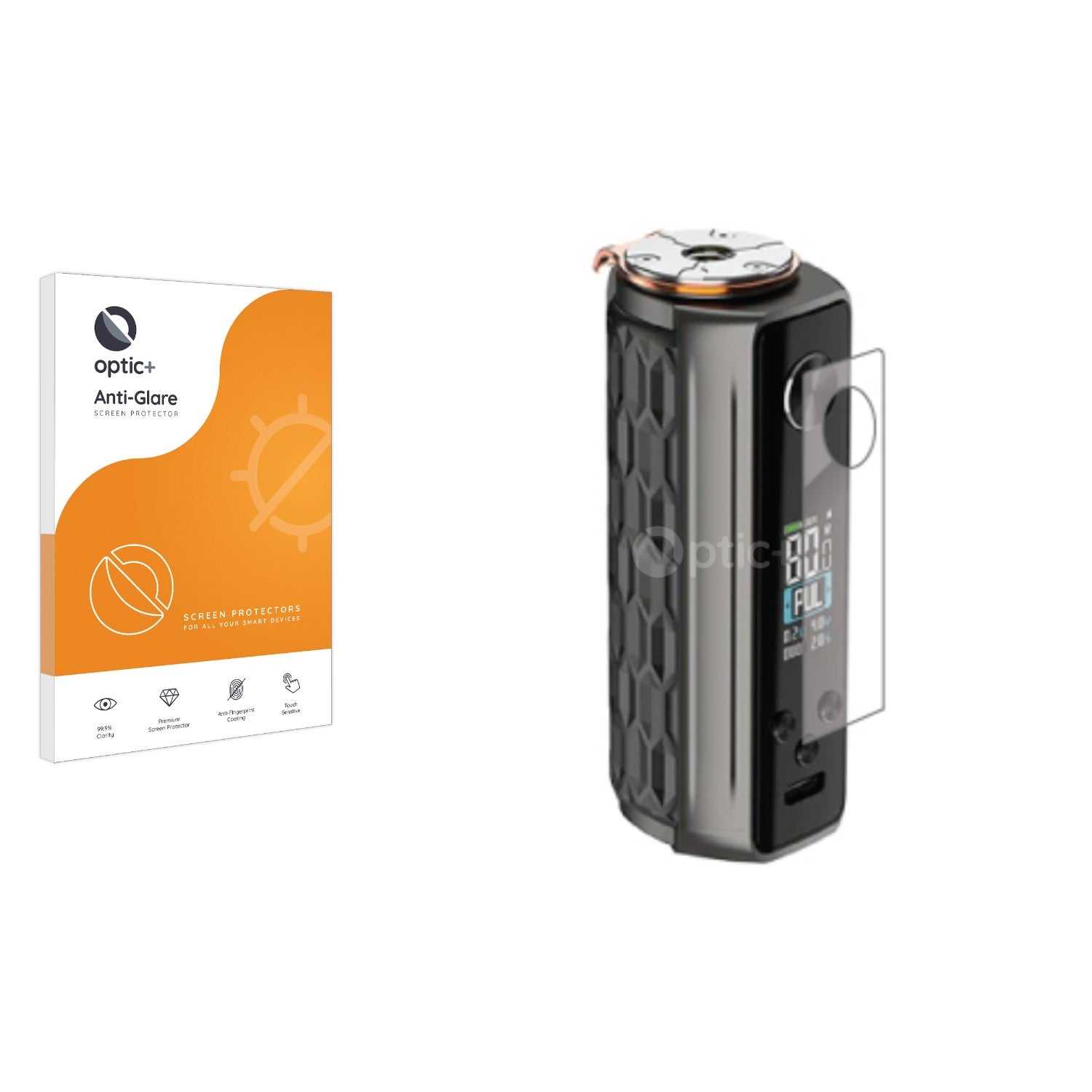 ScreenShield, Optic+ Anti-Glare Screen Protector for Vaporesso Target  80 Mod/100 Mod