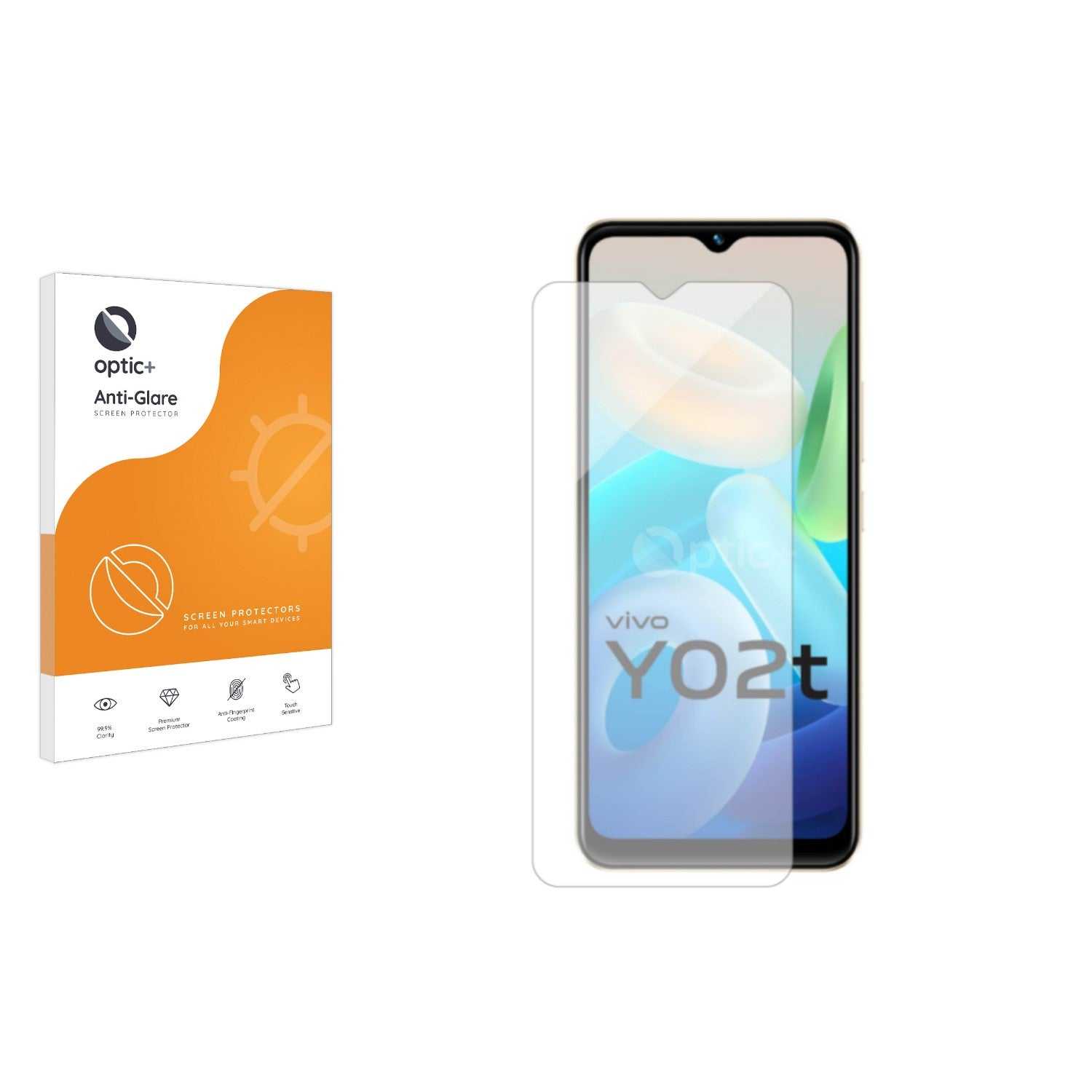 ScreenShield, Optic+ Anti-Glare Screen Protector for Vivo Y02t