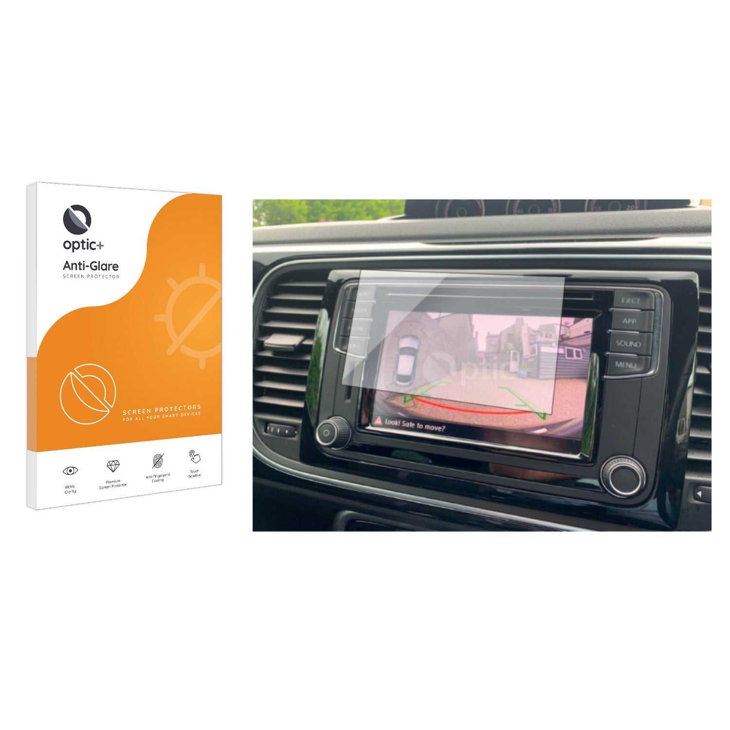 ScreenShield, Optic+ Anti-Glare Screen Protector for Volkswagen Beetle Cabrio 5c 2018 6.5