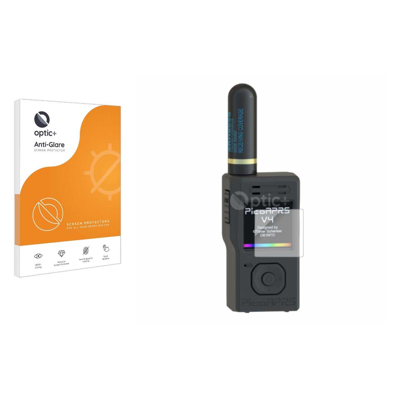 ScreenShield, Optic+ Anti-Glare Screen Protector for WiMo PicoAPRS V4 Transceiver