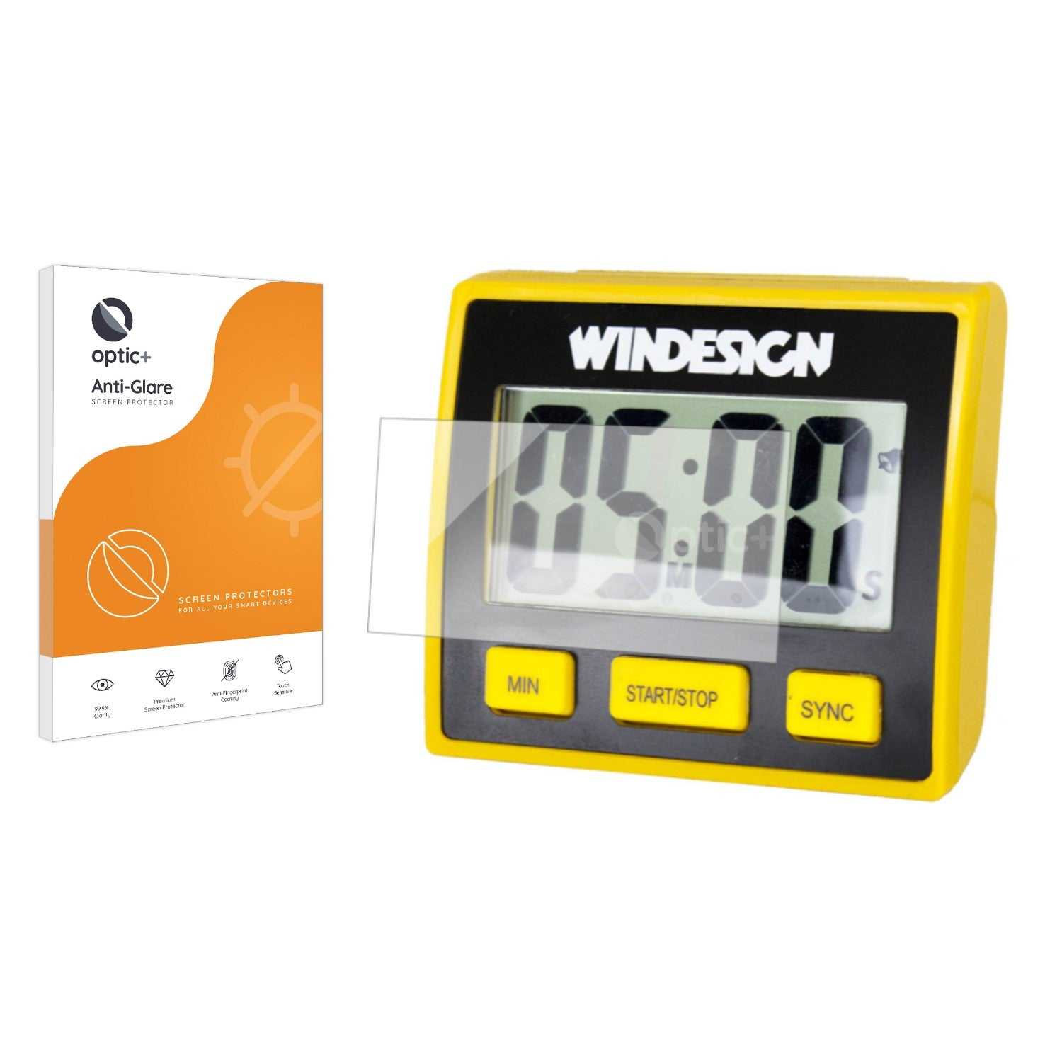 ScreenShield, Optic+ Anti-Glare Screen Protector for WinDesign Floating Regatta Timer