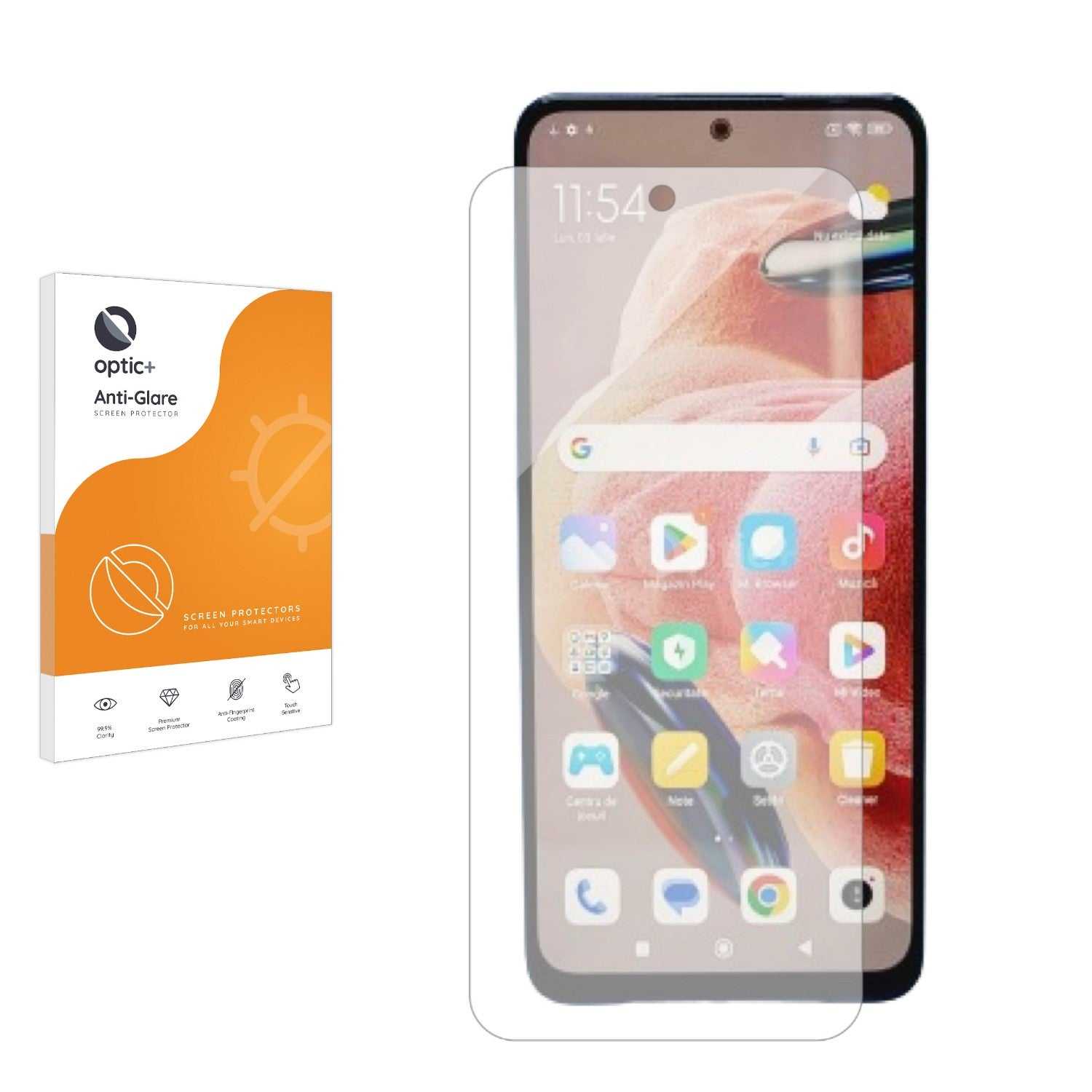 ScreenShield, Optic+ Anti-Glare Screen Protector for Xiaomi Redmi Note 12 Pro 4G