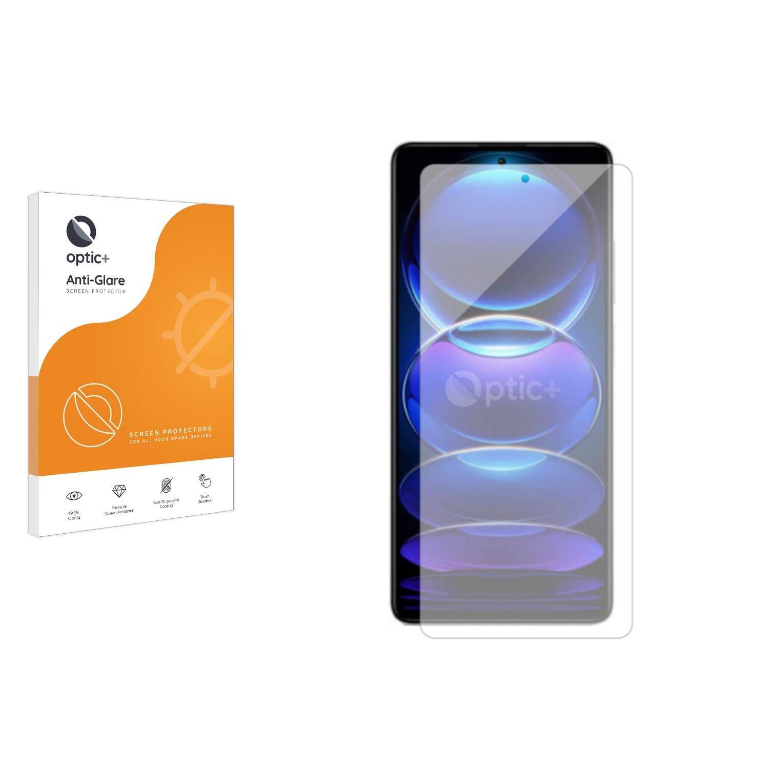 ScreenShield, Optic+ Anti-Glare Screen Protector for Xiaomi Redmi Note 12 Pro+