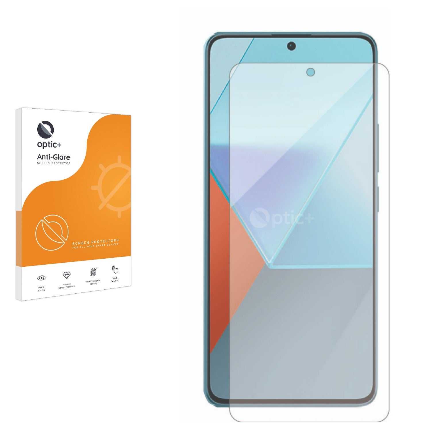 ScreenShield, Optic+ Anti-Glare Screen Protector for Xiaomi Redmi Note 13 5G