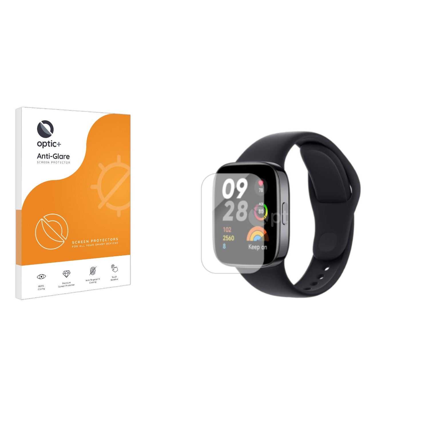 ScreenShield, Optic+ Anti-Glare Screen Protector for Xiaomi Redmi Watch 3