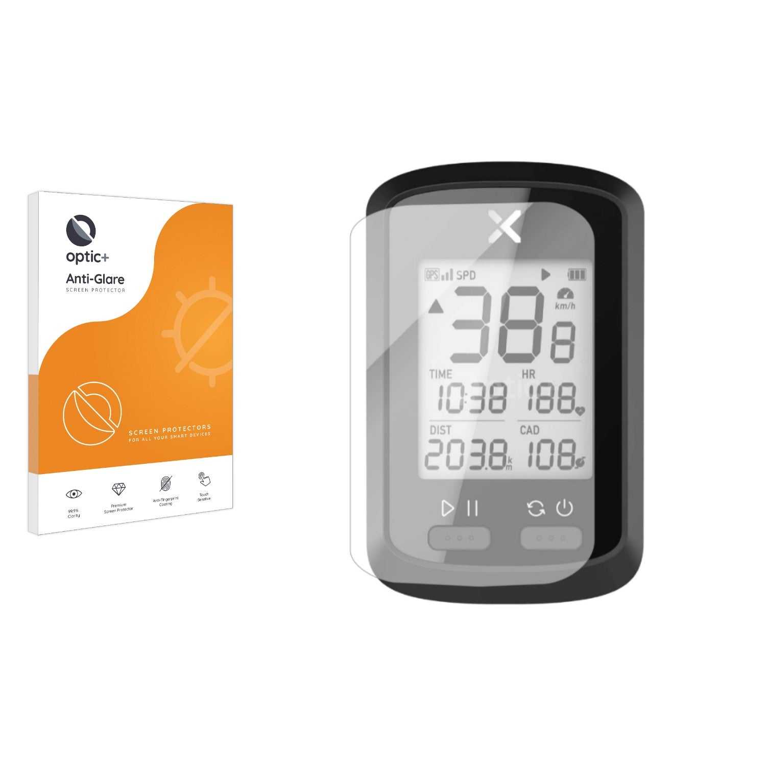 ScreenShield, Optic+ Anti-Glare Screen Protector for Xoss G (2nd Gen)