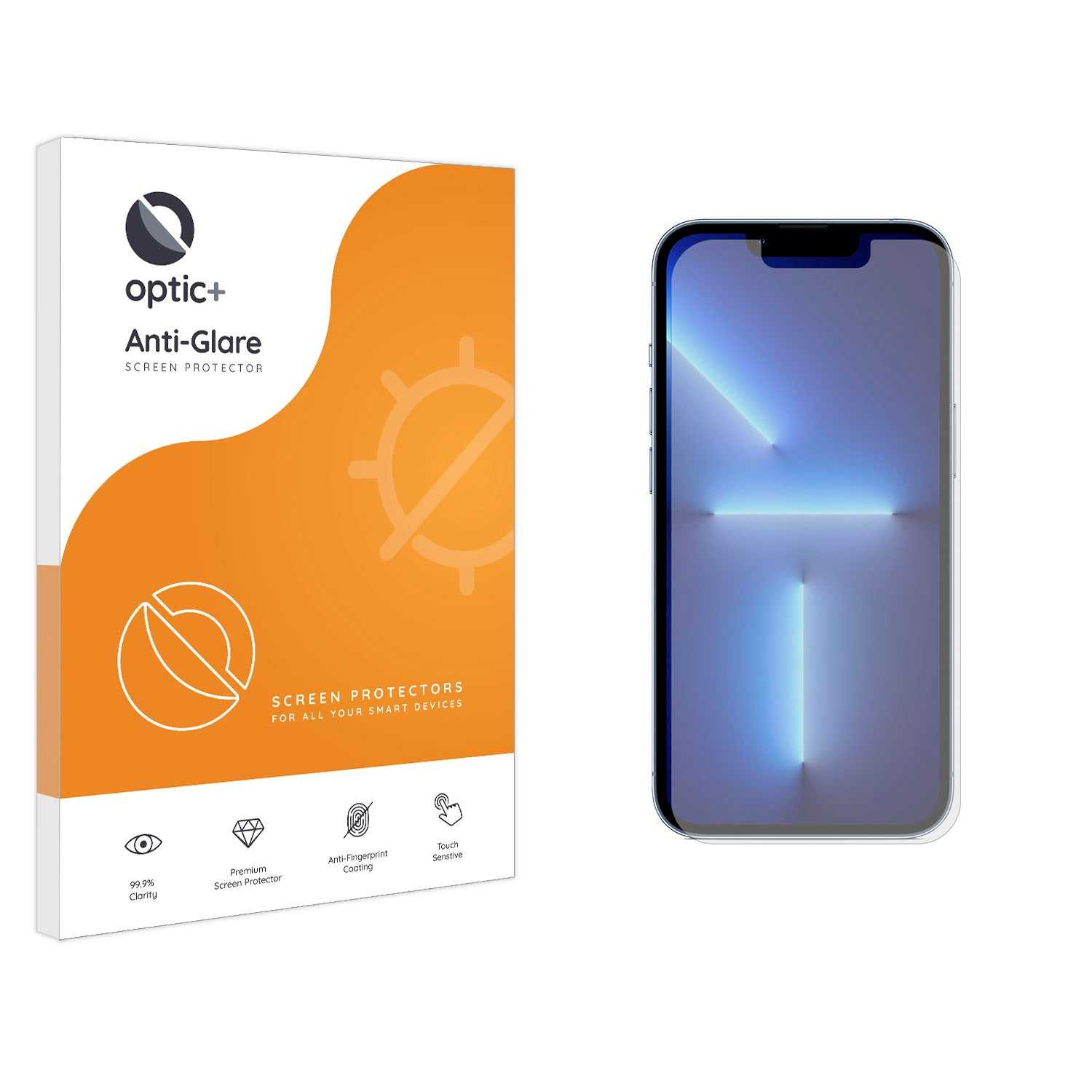 ScreenShield, Optic+ Anti-Glare Screen Protector for iPhone 13 Pro