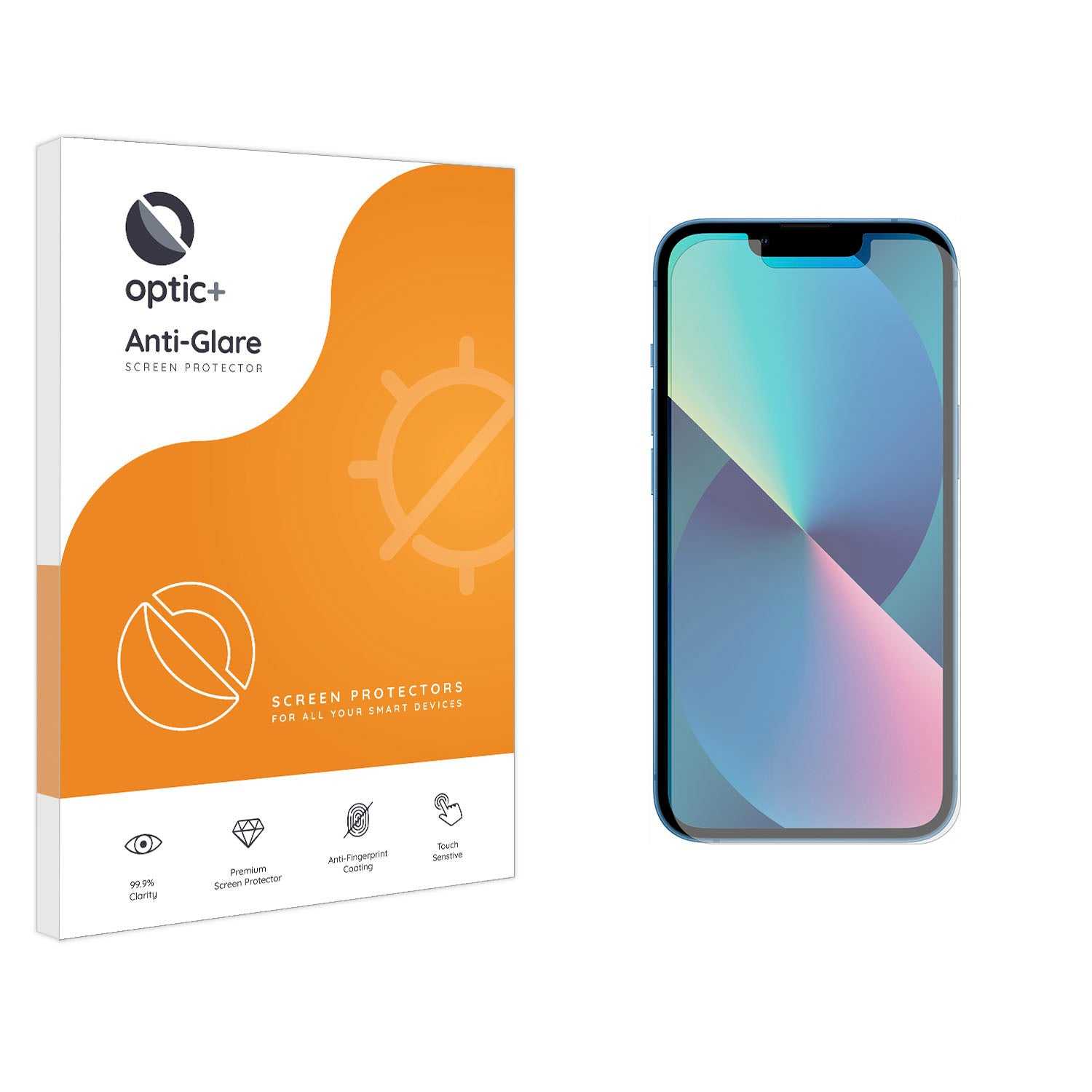 ScreenShield, Optic+ Anti-Glare Screen Protector for iPhone 13