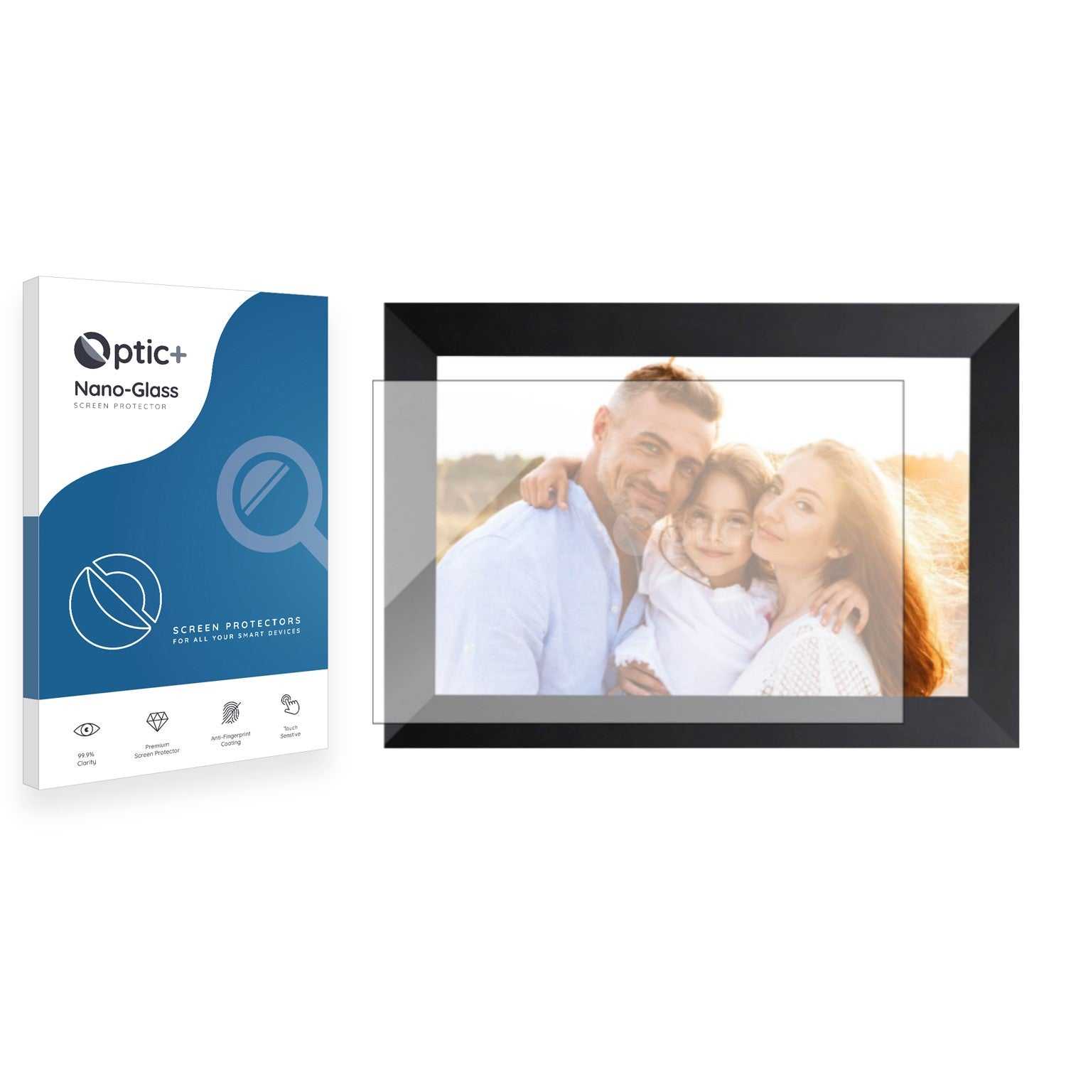 ScreenShield, Optic+ Nano Glass Screen Protector for Aeezo 15.6" Digital Photo Frame