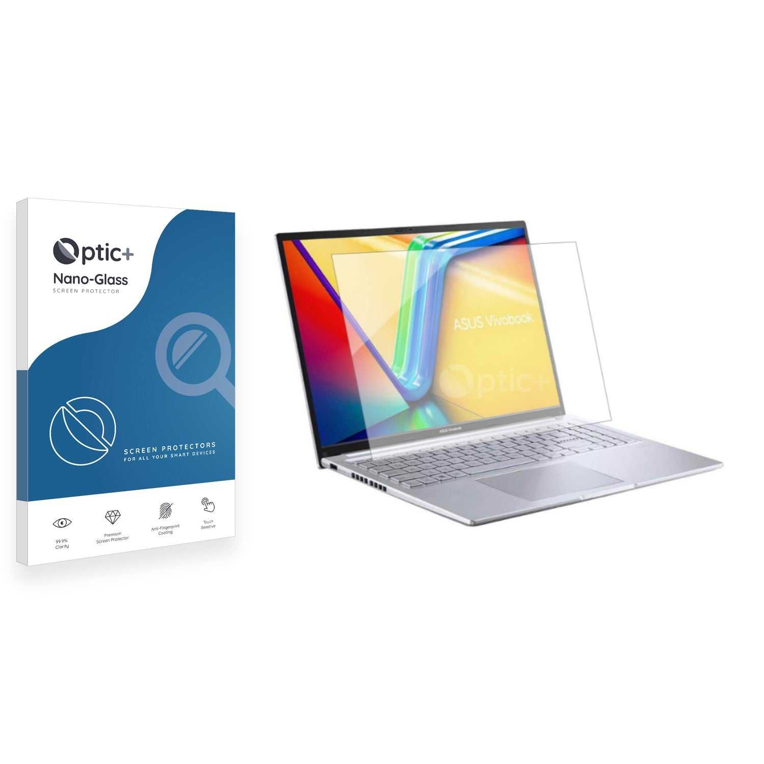 ScreenShield, Optic+ Nano Glass Screen Protector for Asus Vivobook 16