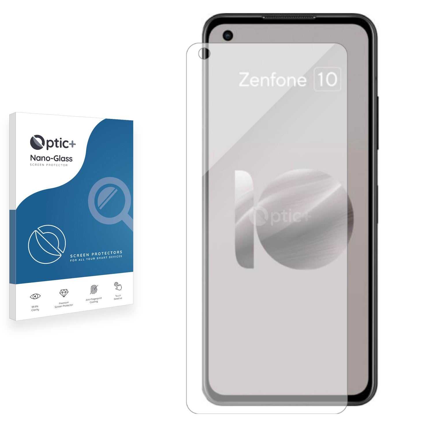 ScreenShield, Optic+ Nano Glass Screen Protector for Asus ZenFone 10