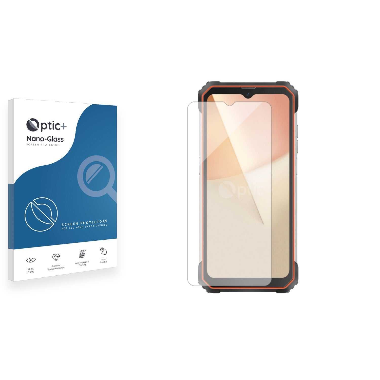 ScreenShield, Optic+ Nano Glass Screen Protector for Blackview BL8800 5G