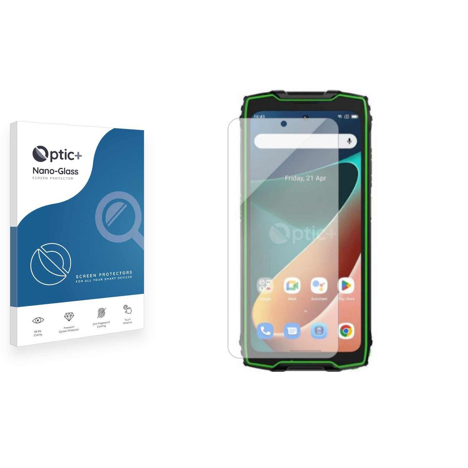 ScreenShield, Optic+ Nano Glass Screen Protector for Blackview BV9300